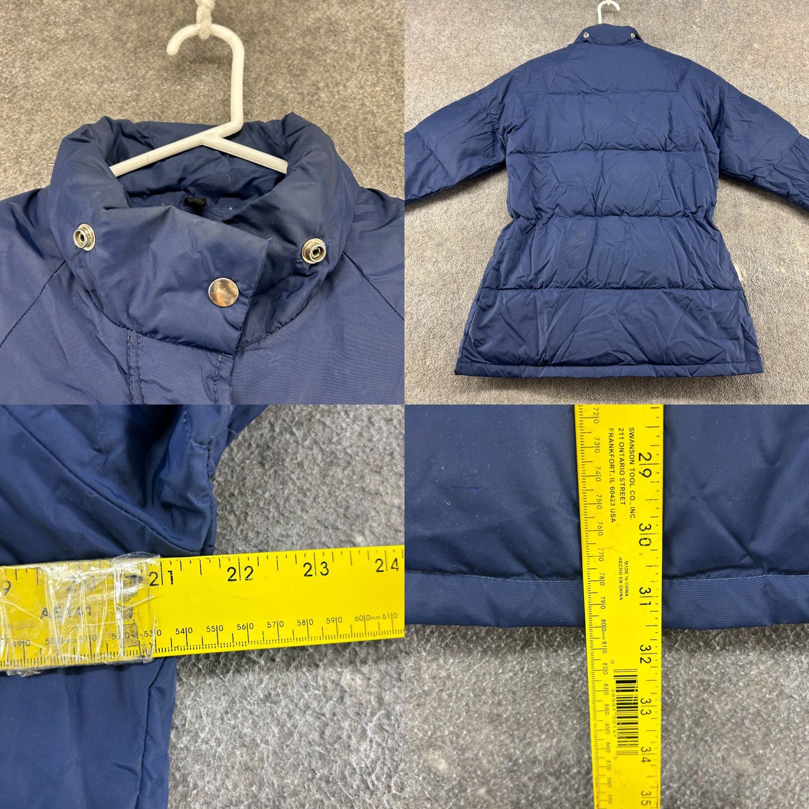 Vintage VINTAGE Golden Fleece Jacket Mens M Blue Navy Puffer Parka Goose Down Talon 70s Down Full Zip 90s Packable Logo Mens Size US M / EU 48-50 / 2 - 10 Thumbnail