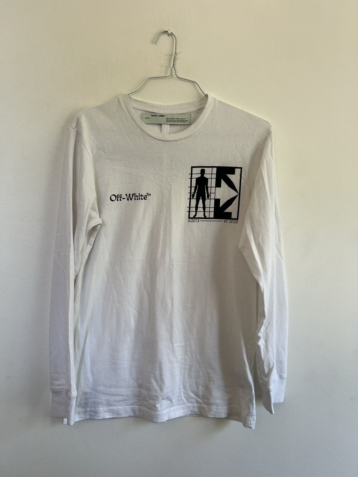 Off-White Off white Half Arrows Men Long sleeve TEe Size US M / EU 48-50 / 2 - 3 Thumbnail