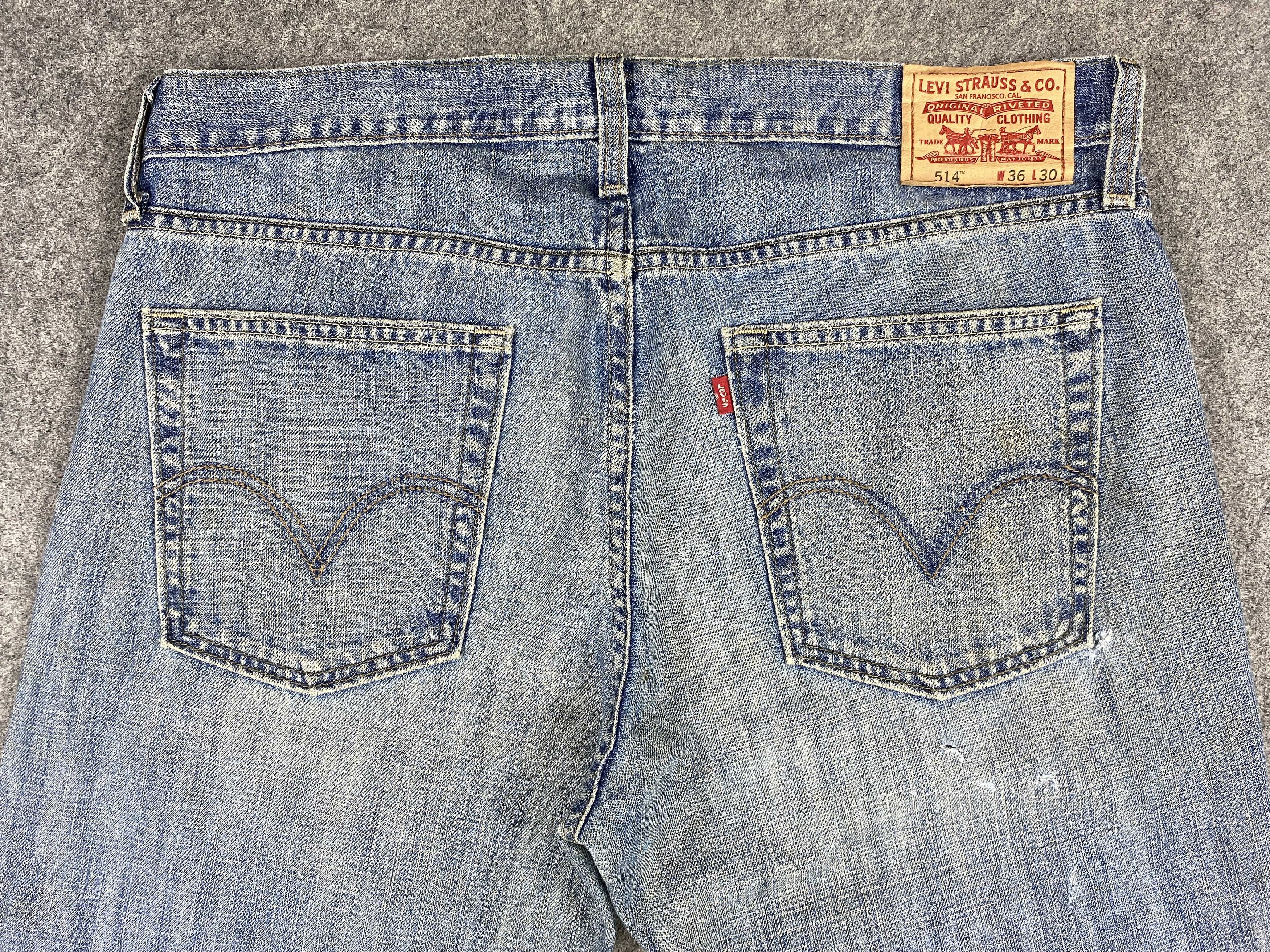 Levi's Dirty Used Blue Vintage Levi's 514 38x32 Denim -JN1714 Size US 38 / EU 54 - 4 Thumbnail