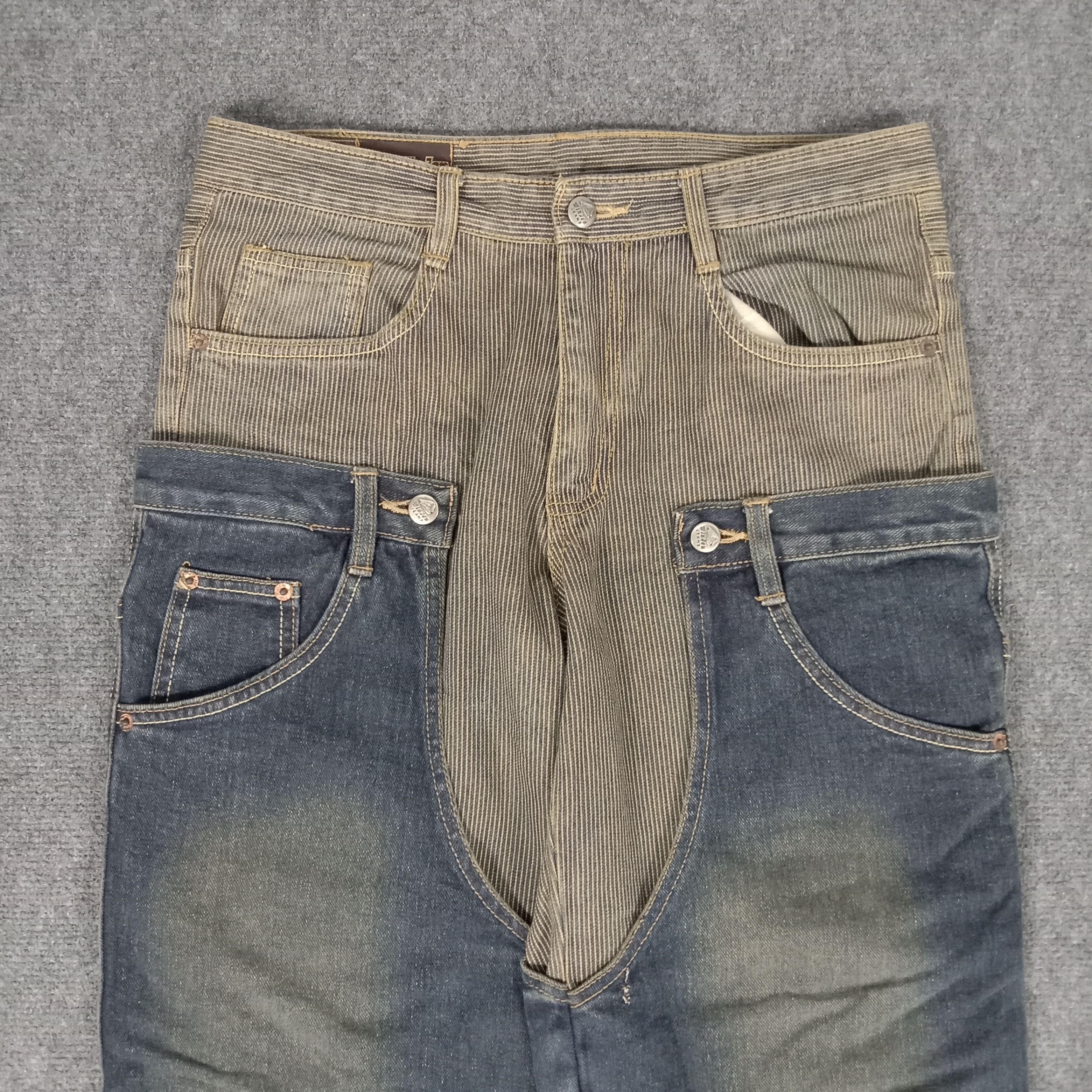 Japanese Brand × Vintage Winden Rare Double Waist Japanese Denim Jeans Size US 30 / EU 46 - 2 Thumbnail
