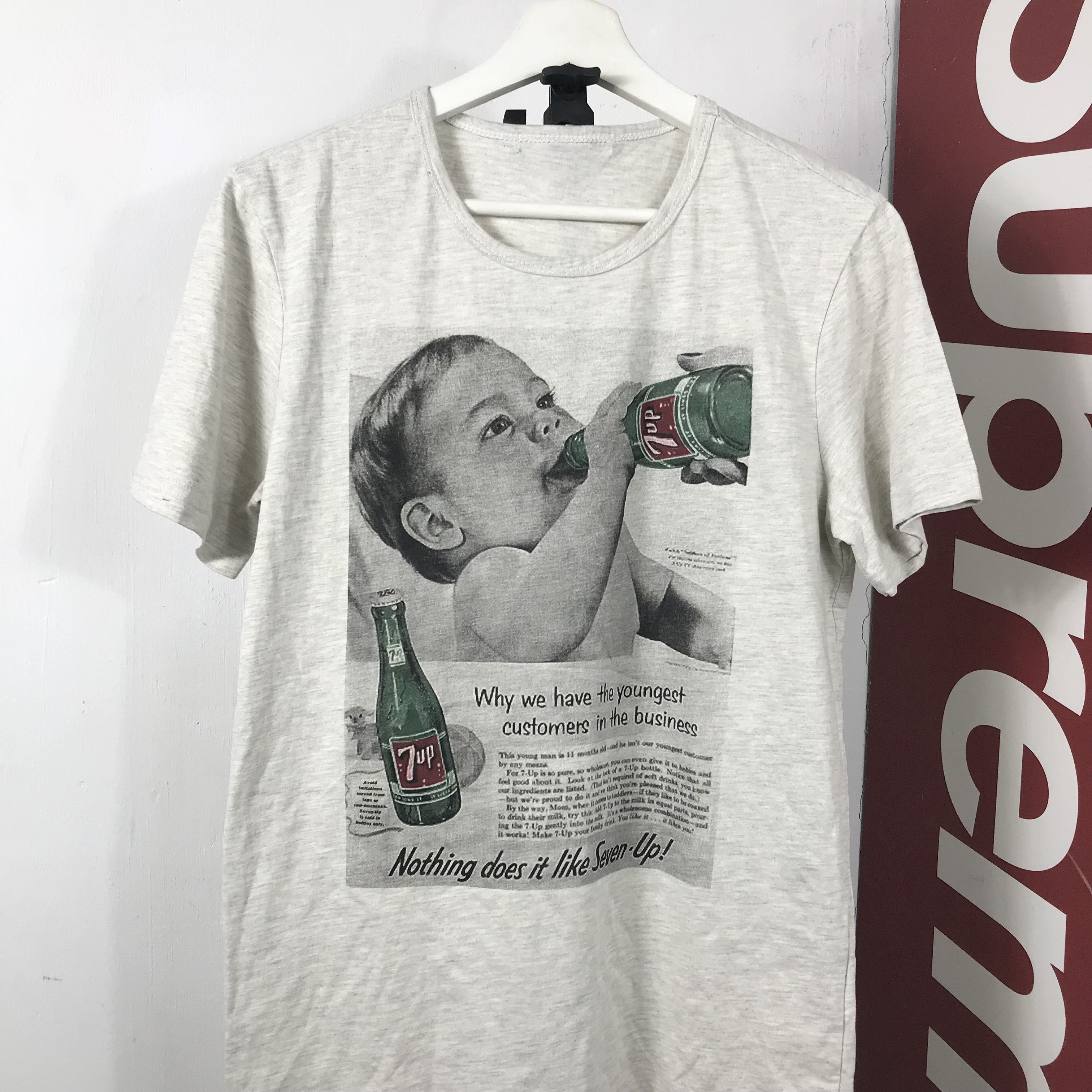 Vintage Vintage 7UP Promo Humor Tee Size US M / EU 48-50 / 2 - 2 Thumbnail
