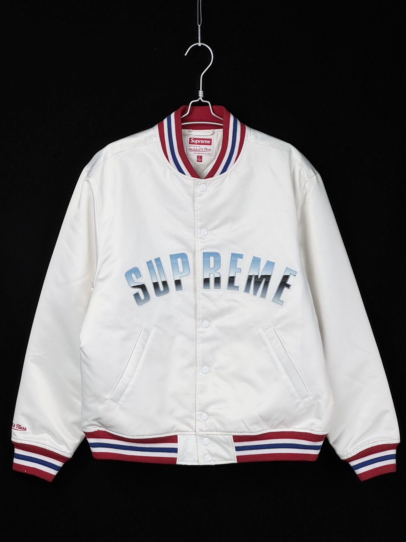 Mitchell & Ness × Supreme Stain varsity jacket Size US L / EU 52-54 / 3 - 2 Thumbnail