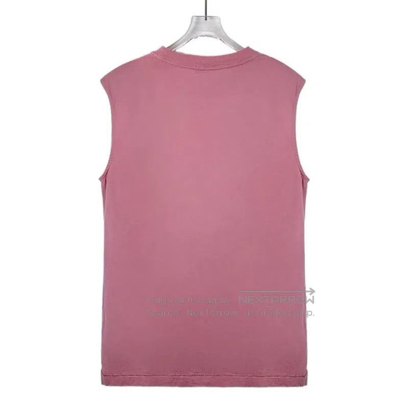 Dior Dior Pink logo letter embroidery cotton round-neck sleevel Size US XS / EU 42 / 0 - 2 Thumbnail