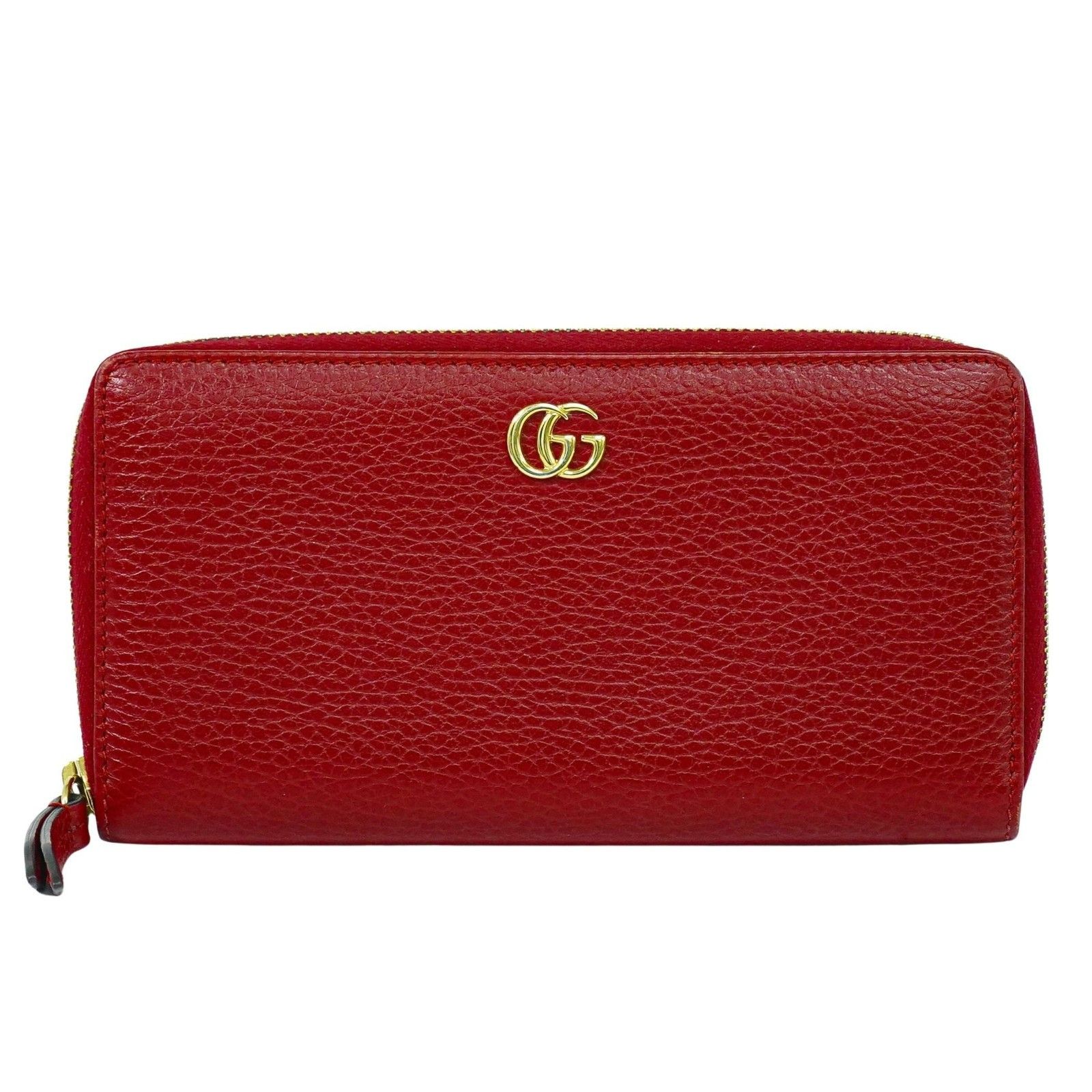 Gucci Gucci GG Marmont Zip Around Leather Size ONE SIZE - 1 Thumbnail