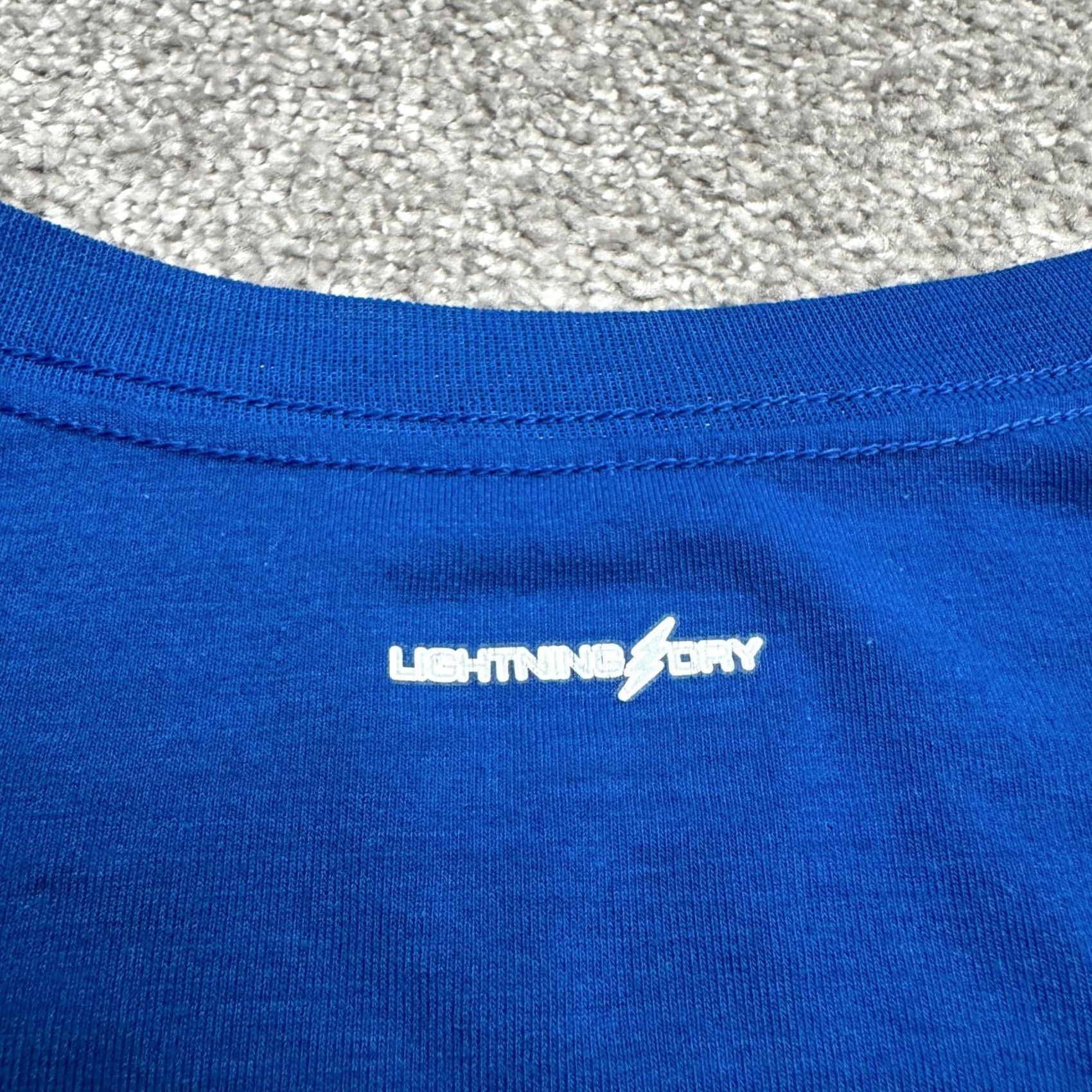 New Balance New Balance Lightning Dry A revolution In Motion T-Shirt Mens XL Blue Active Tee Size US XL / EU 56 / 4 - 3 Thumbnail