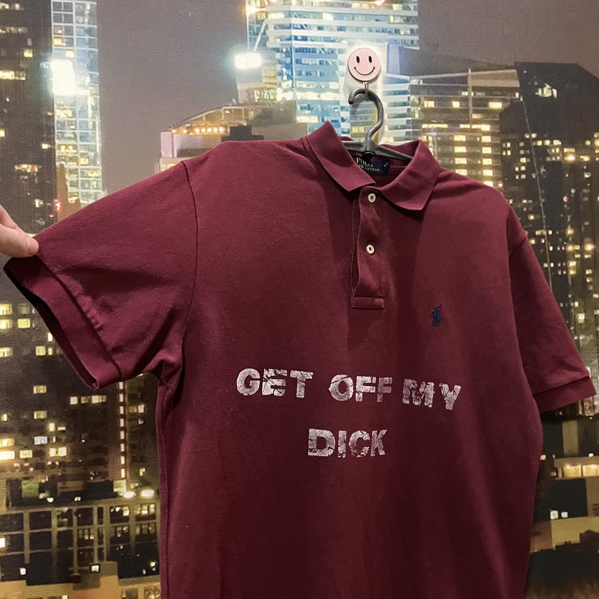 Polo Ralph Lauren VINTAGE 90S RALPH LAUREN GET OFF MY DICK PENIS FUNNY PORNO Size US L / EU 52-54 / 3 - 3 Thumbnail