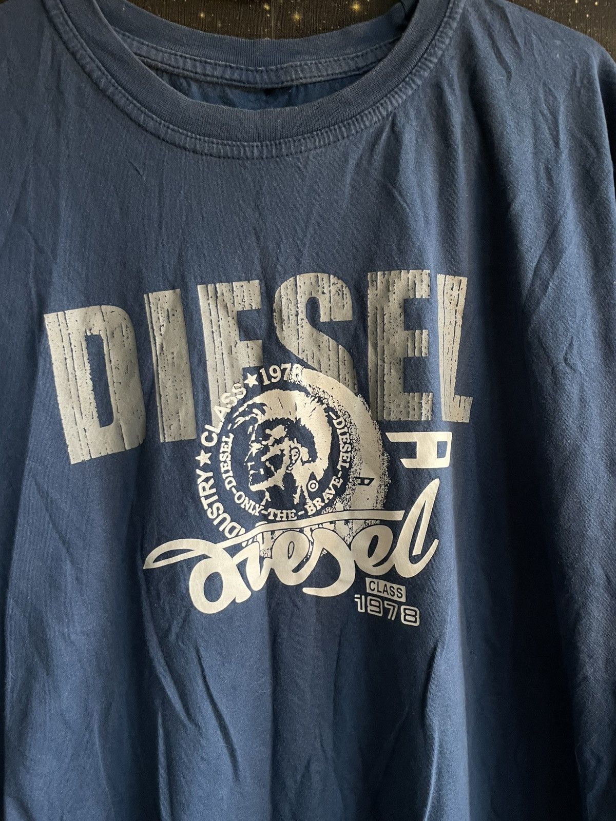 Diesel × Vintage VINTAGE Y2K DIESEL JAPANESE AMAZING FADED NAVY RARE T SHIRT Size US M / EU 48-50 / 2 - 3 Thumbnail