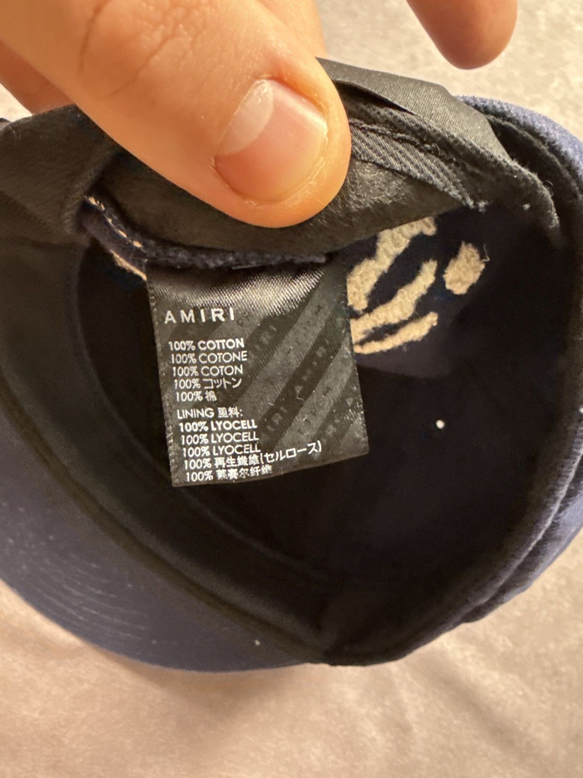 Amiri Amiri 22 Logo Fitted Cap Size ONE SIZE - 6 Thumbnail