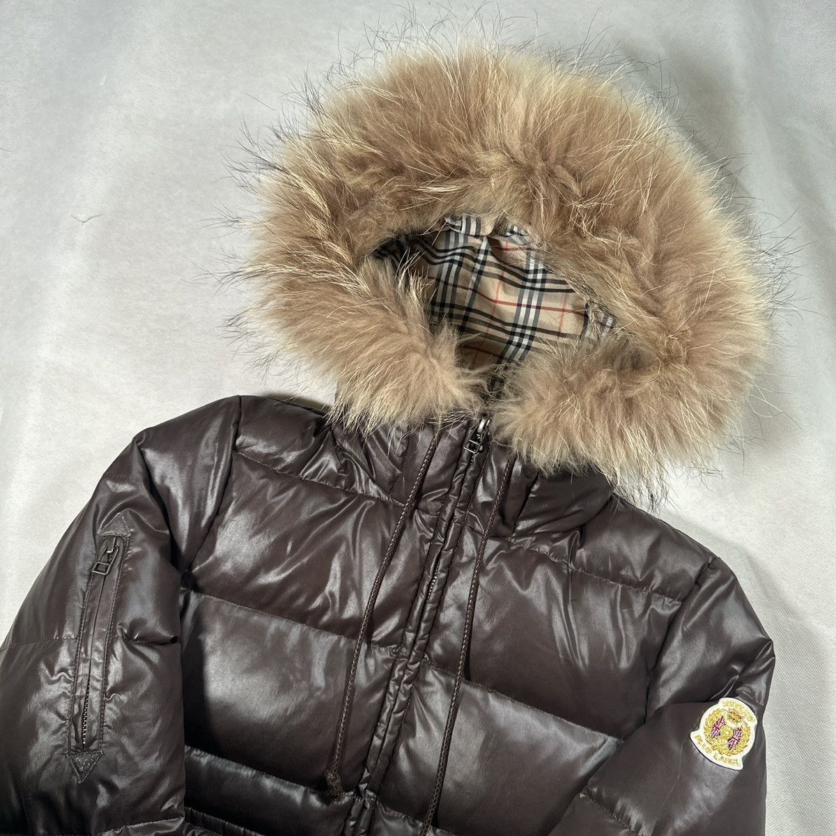 Burberry Burberry Blue Label Union Jack Fur Hood Puffer Jacket Size M / US 6-8 / IT 42-44 - 5 Thumbnail