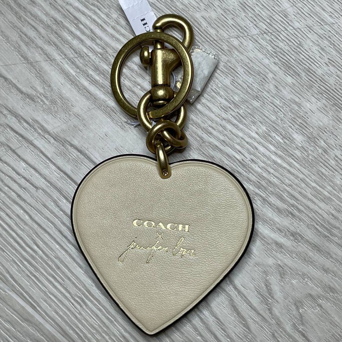 Coach Coach Jennifer Lopez Heart Bag Charm Keychain Size ONE SIZE - 7 Thumbnail