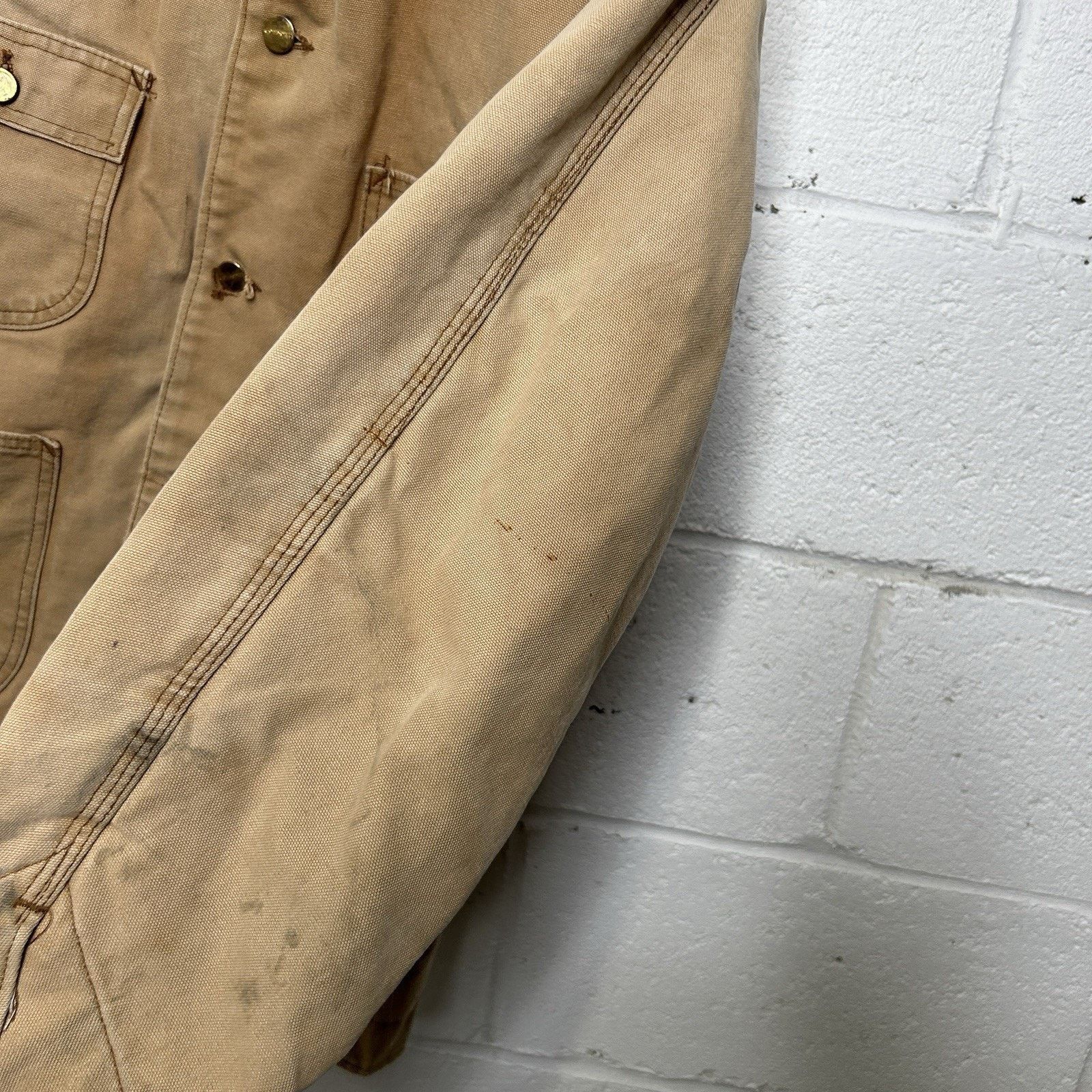 Carhartt Vintage Carhartt Quilted Chore Coat “Tan” 6QLCT Size US M / EU 48-50 / 2 - 7 Thumbnail