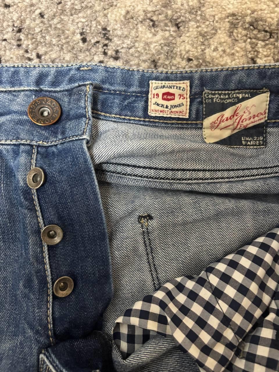 Jack & Jones Jack & Jones 1975 Patchwork Distressed Jeans Men’s Vintage Size US 32 / EU 48 - 11 Thumbnail