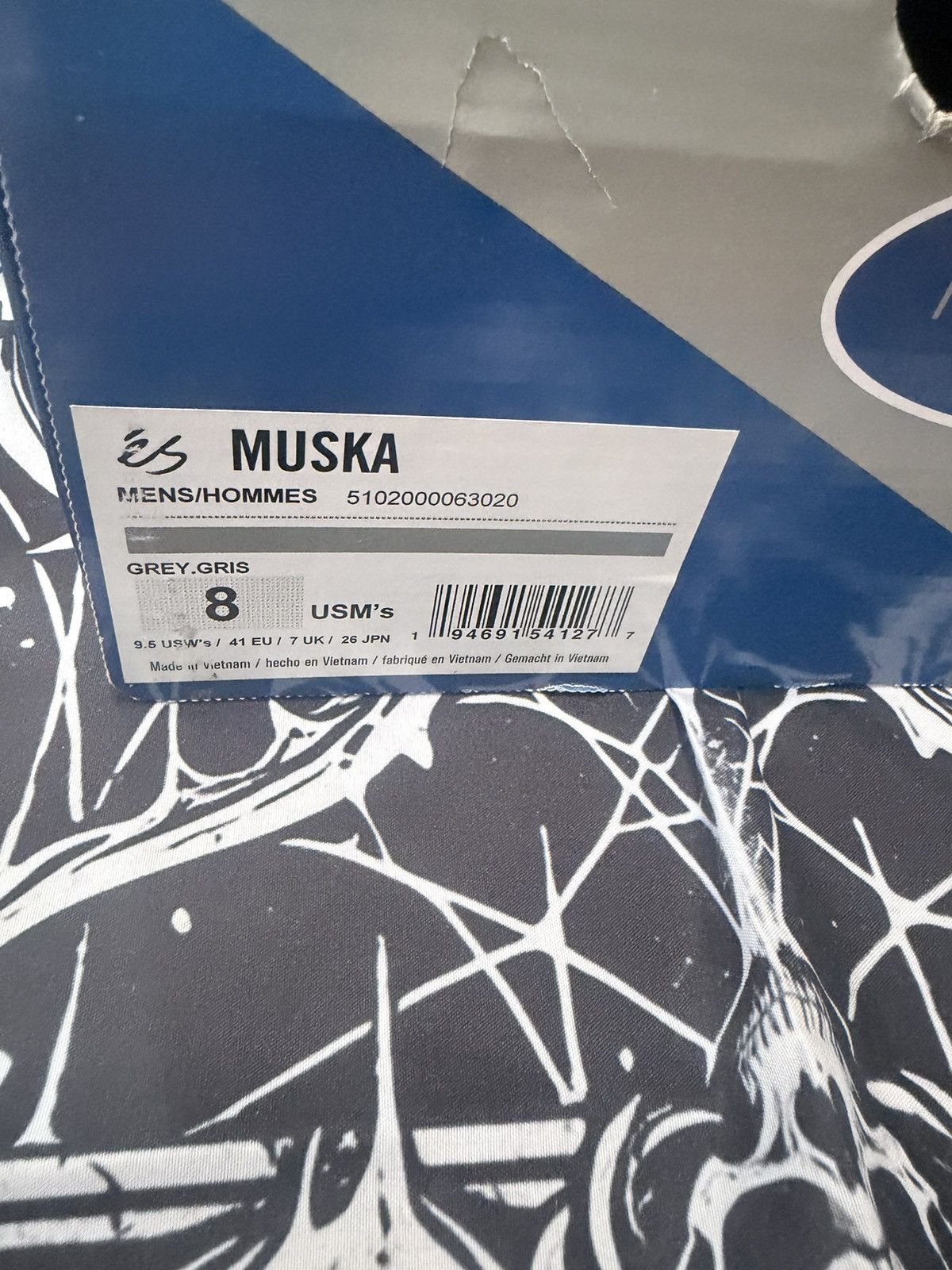 eS eŚ Chad Muska Gray/Blue Size US 8 / EU 41 - 7 Thumbnail