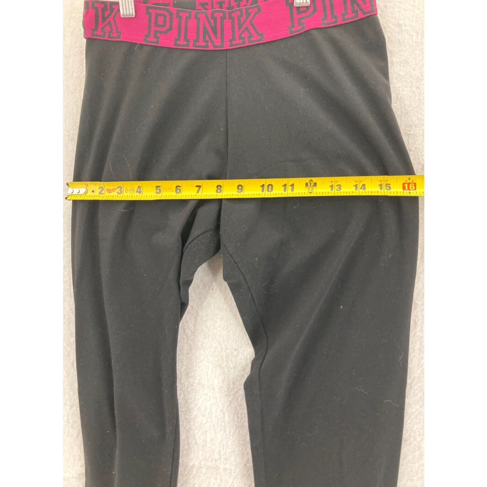 Pinko PINK by VS Yoga Pants Women Medium Pink Yoga Compression Skinny Activewear Ladies M Pant Set Size 32" / US 10 / IT 46 - 3 Thumbnail