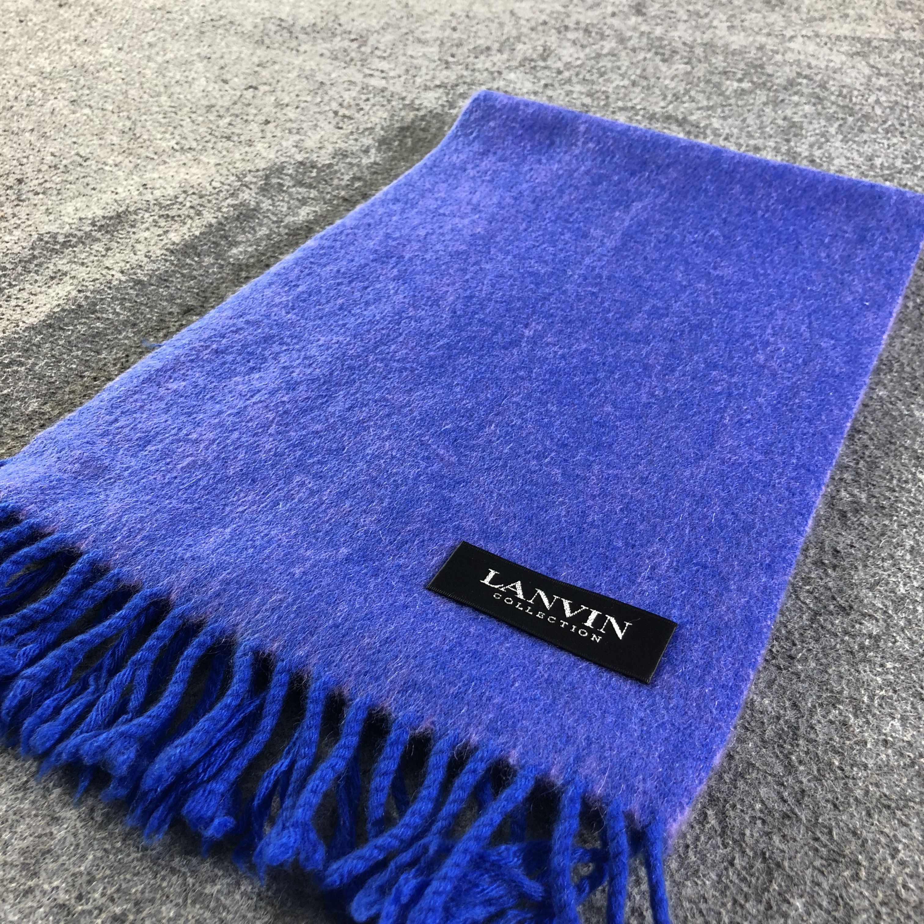 Lanvin Lanvin Cashmere Scarf Muffler V2027 Size ONE SIZE - 4 Thumbnail