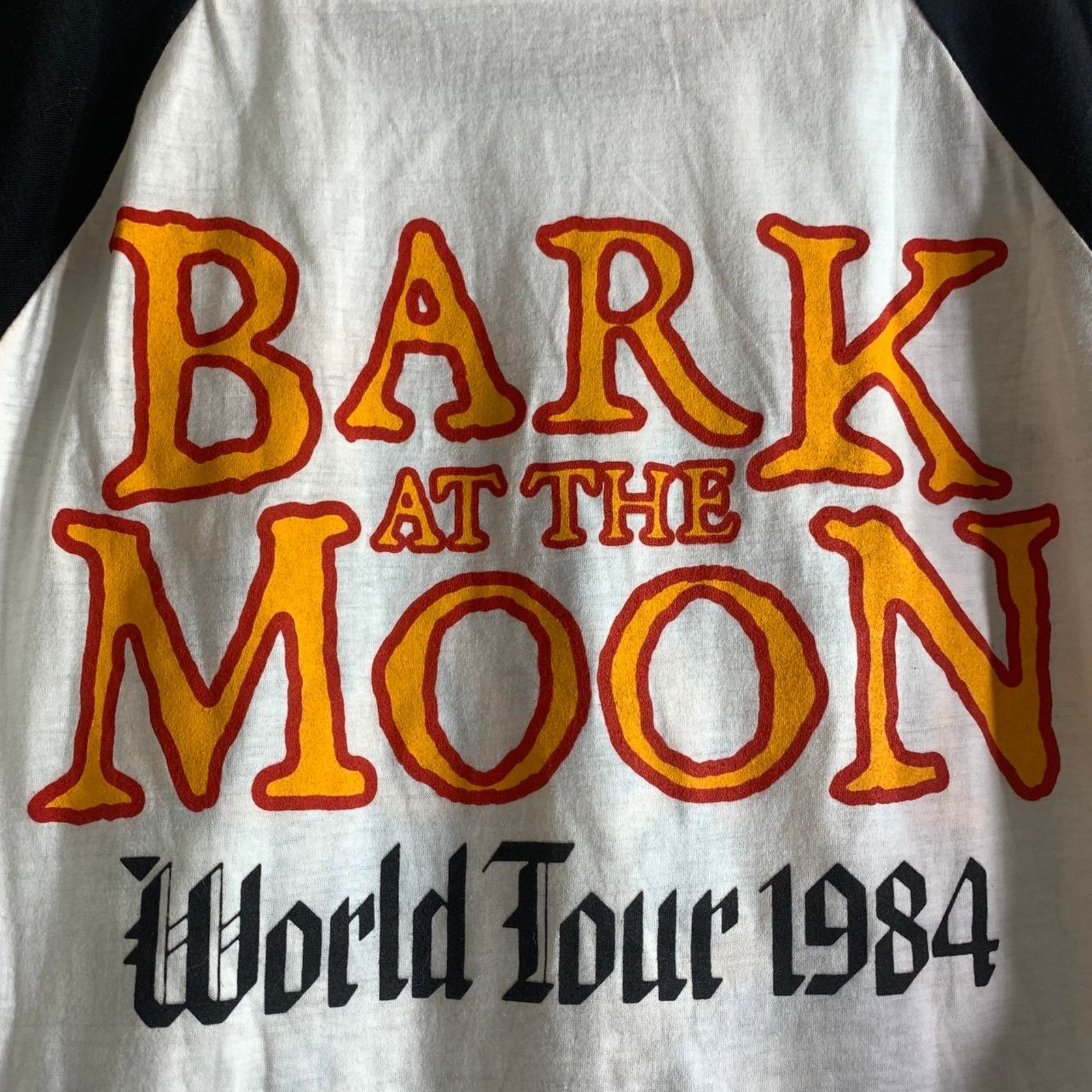 Vintage 1984 OZZY OSBOURNE Bark At The Moon 3/4 sleeve tee shirt M Size US M / EU 48-50 / 2 - 8 Thumbnail