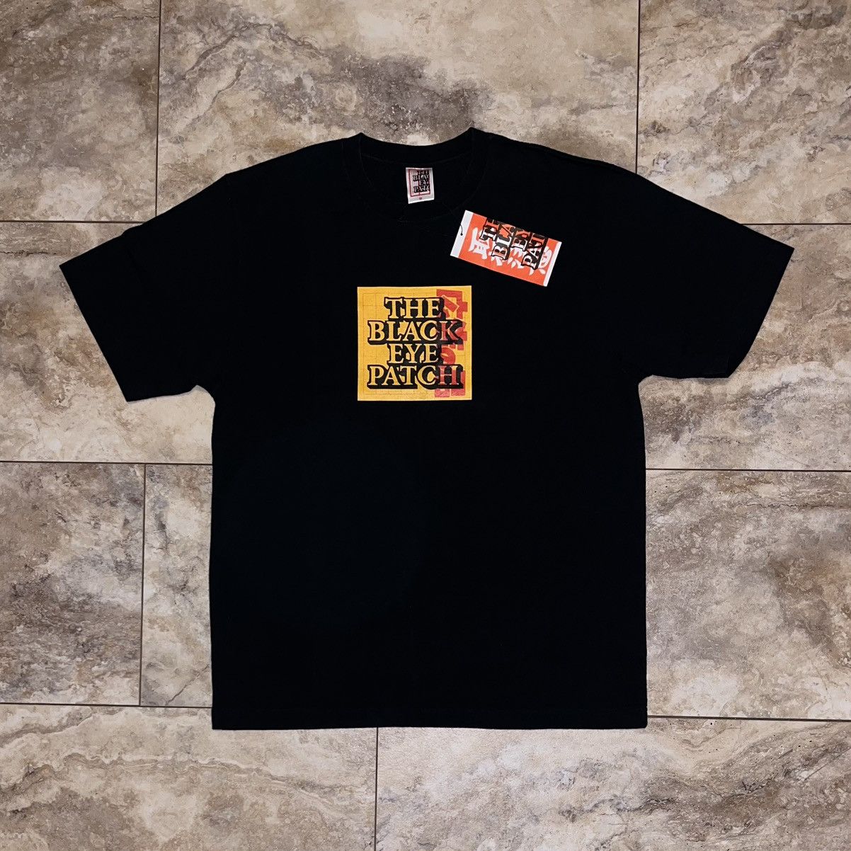 BlackEyePatch The Black Eye Patch As Advertised Label T-Shirt Black Medium Size US M / EU 48-50 / 2 - 1 Thumbnail