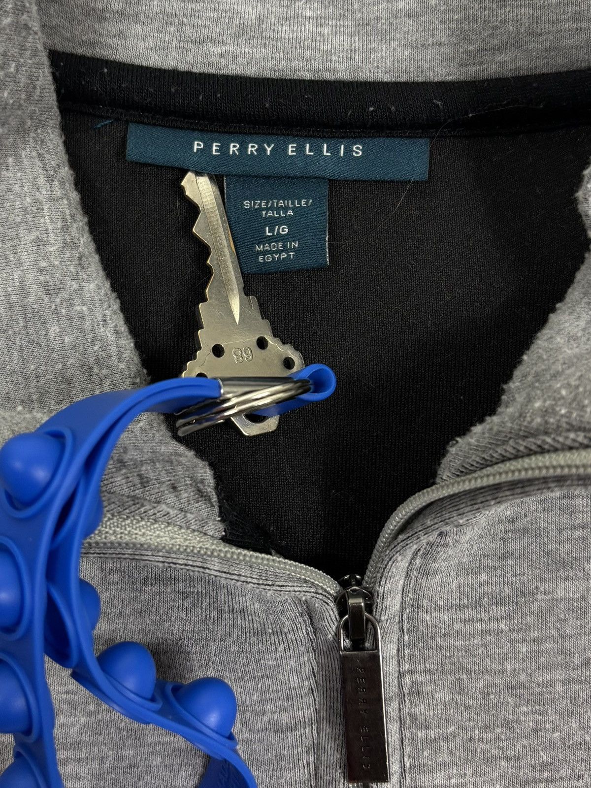 Perry Ellis Perry Ellis Quarter zip Light Jacket Size US L / EU 52-54 / 3 - 6 Thumbnail