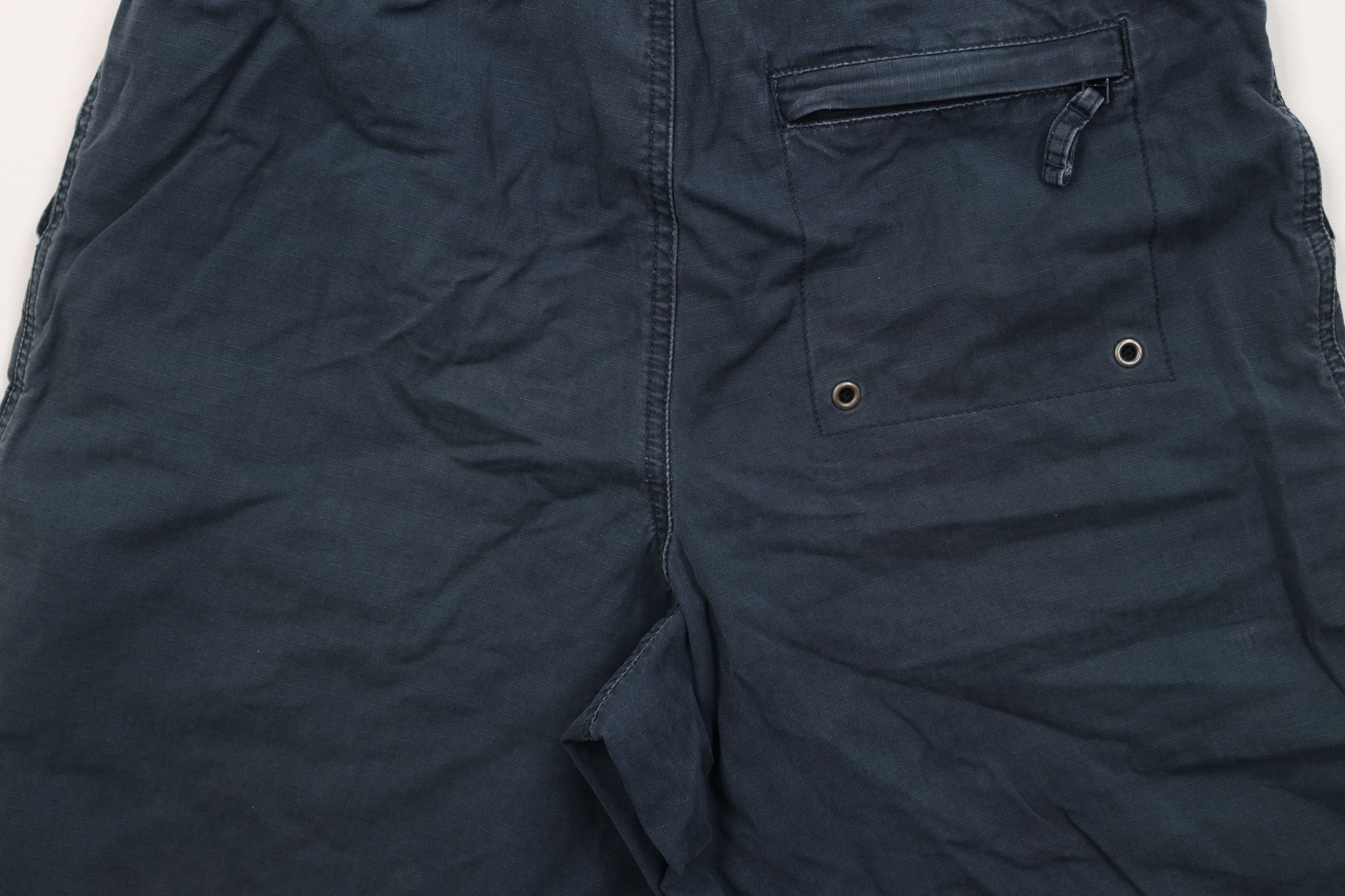 Gap Vintage 90s Y2K Gap Belted Ripstop Cargo Shorts Navy Blue Size US 30 / EU 46 - 11 Thumbnail