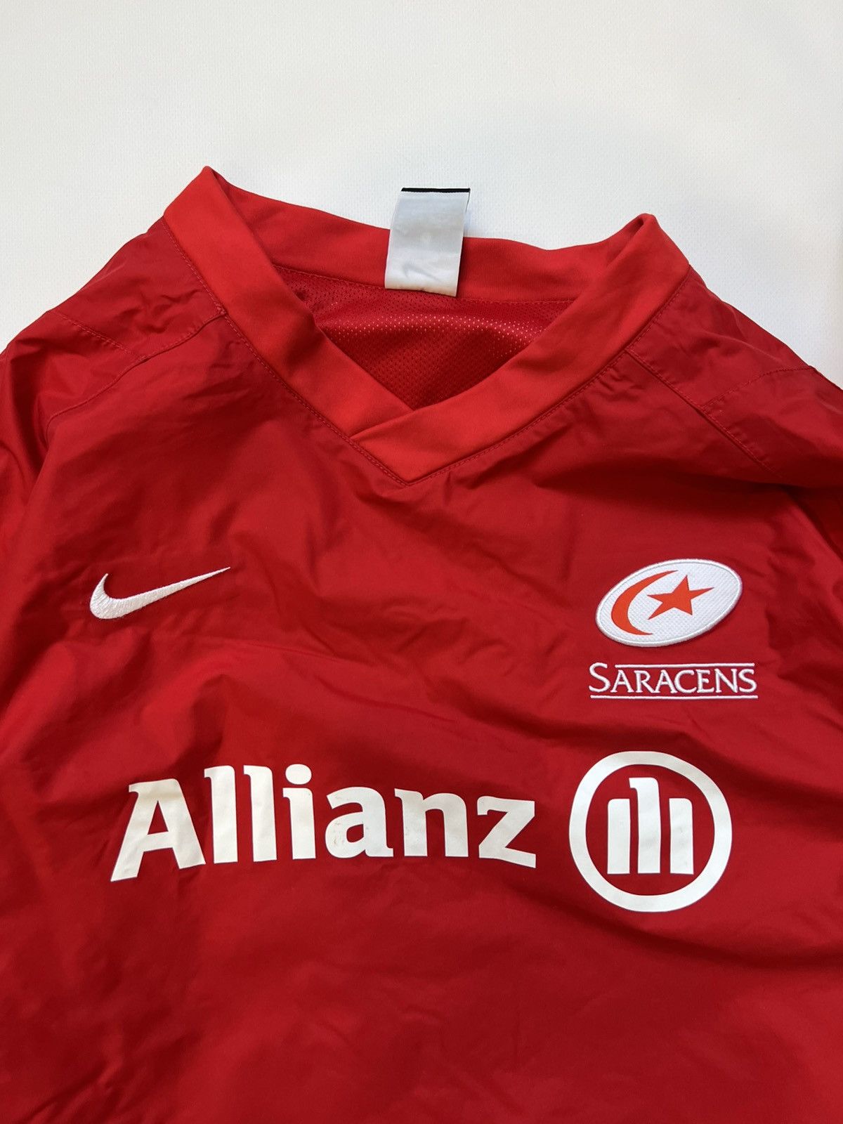 Nike Vintage Nike Saracens Nylon Sweatshirt Jacket Size US L / EU 52-54 / 3 - 3 Thumbnail