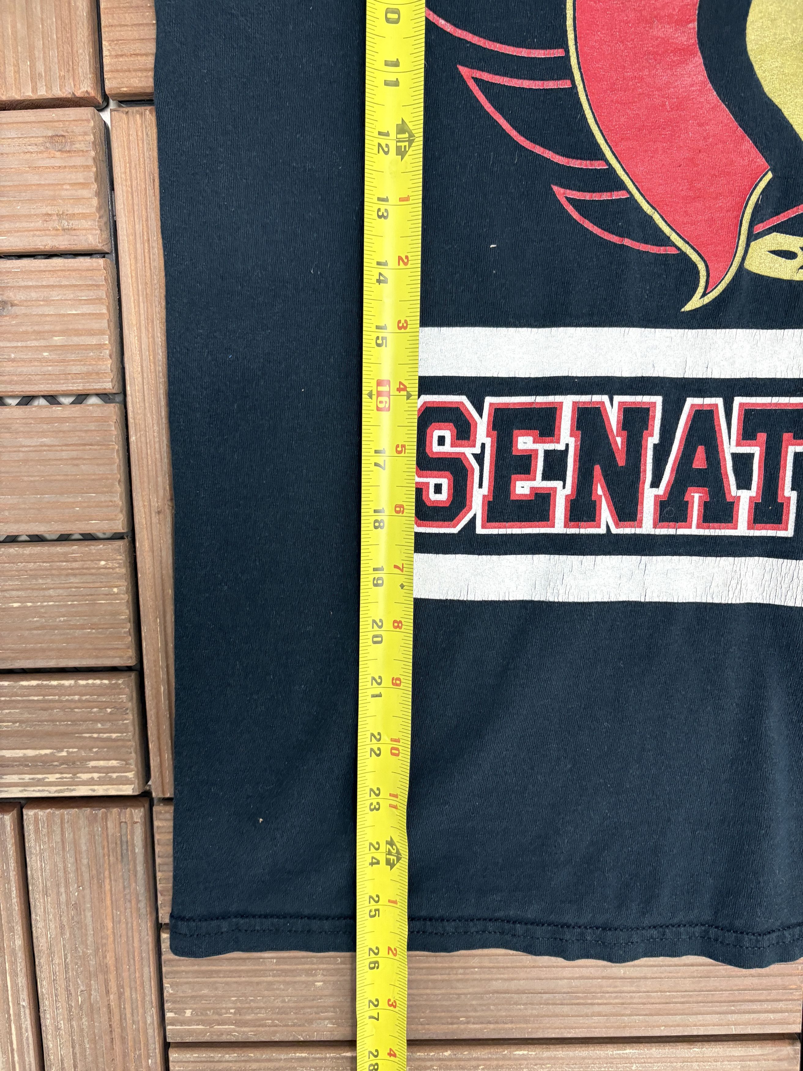 Vintage Ottawa Senators Vintage Black T-Shirt Tee Size US M / EU 48-50 / 2 - 6 Thumbnail