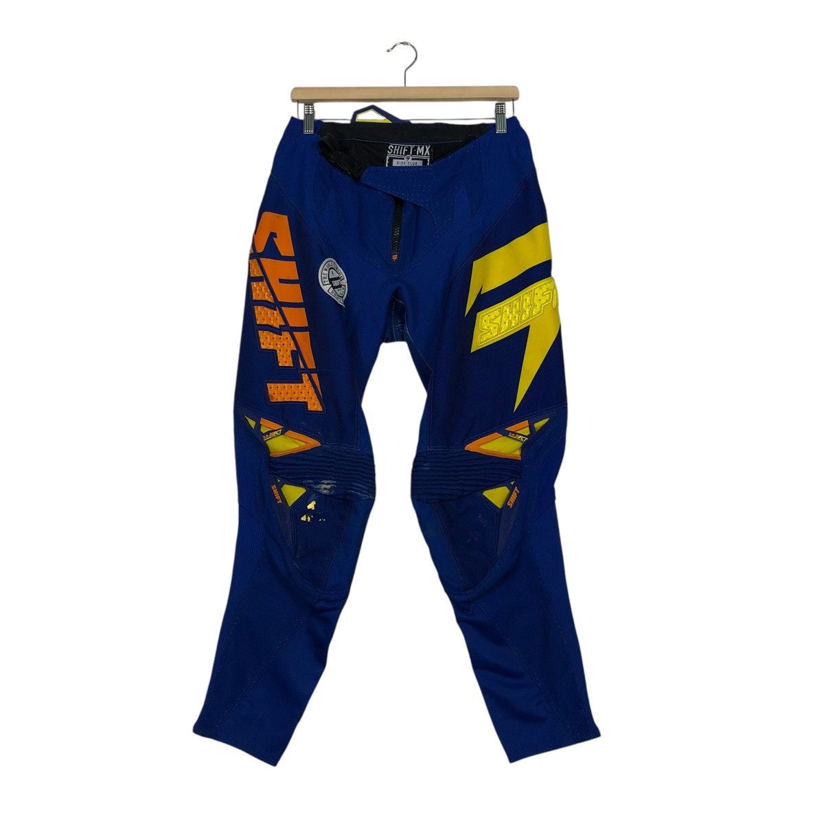 Japanese Brand 🔥VINTAGE MOTORCROSS RACING PANTS SHIFT SYNDICATE BIG LOGO Size US 30 / EU 46 - 3 Thumbnail