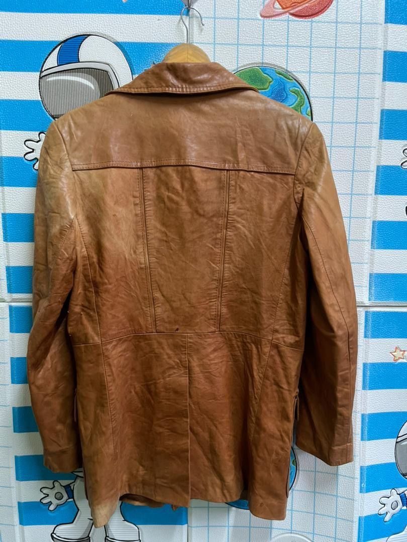 Andersons Vintage 70s Anderson-Little Brown Leather Jacket Size 38 Size US S / EU 44-46 / 1 - 3 Thumbnail
