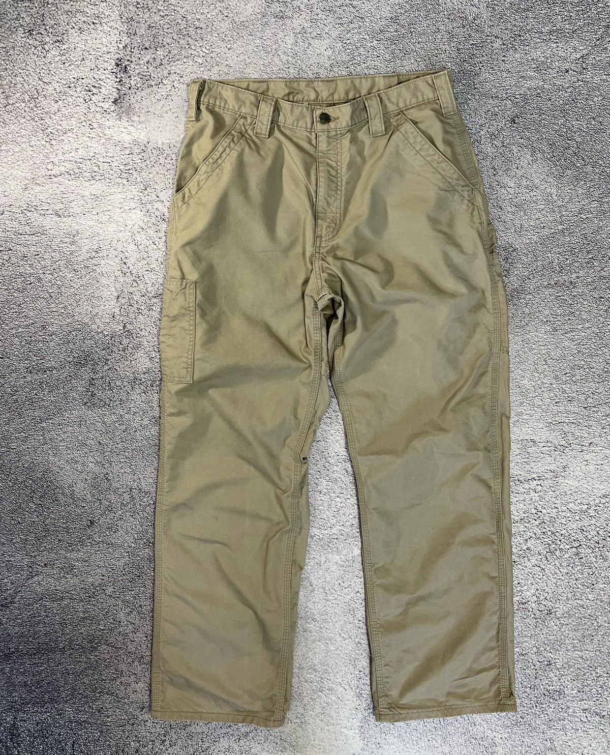 Carhartt Carhartt Cargo Carpenter Pants Vintage 33x32 Workwear Canvas Size US 33 - 2 Thumbnail