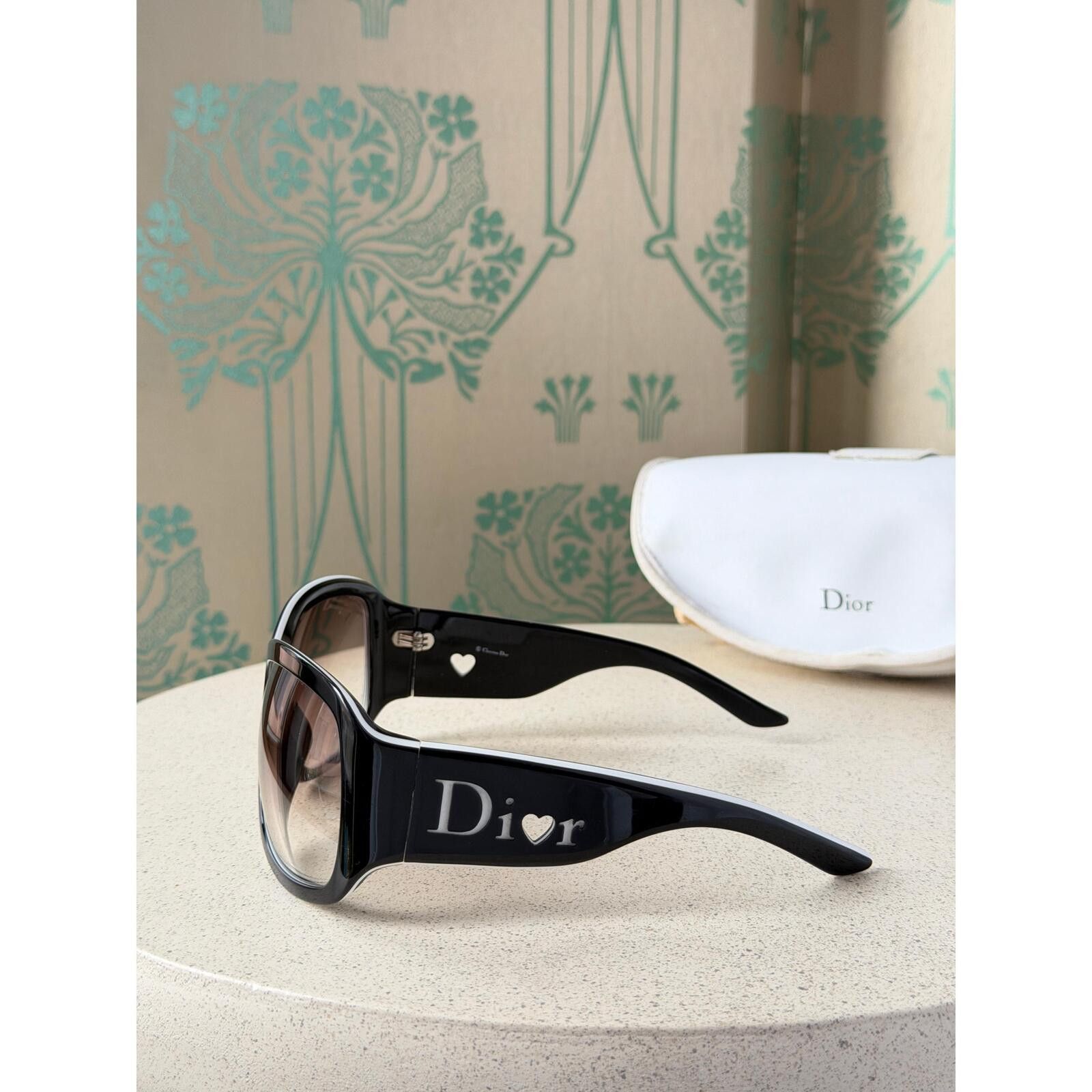 Designer × Dior × Vintage Black vintage retro y2k 00s heart big