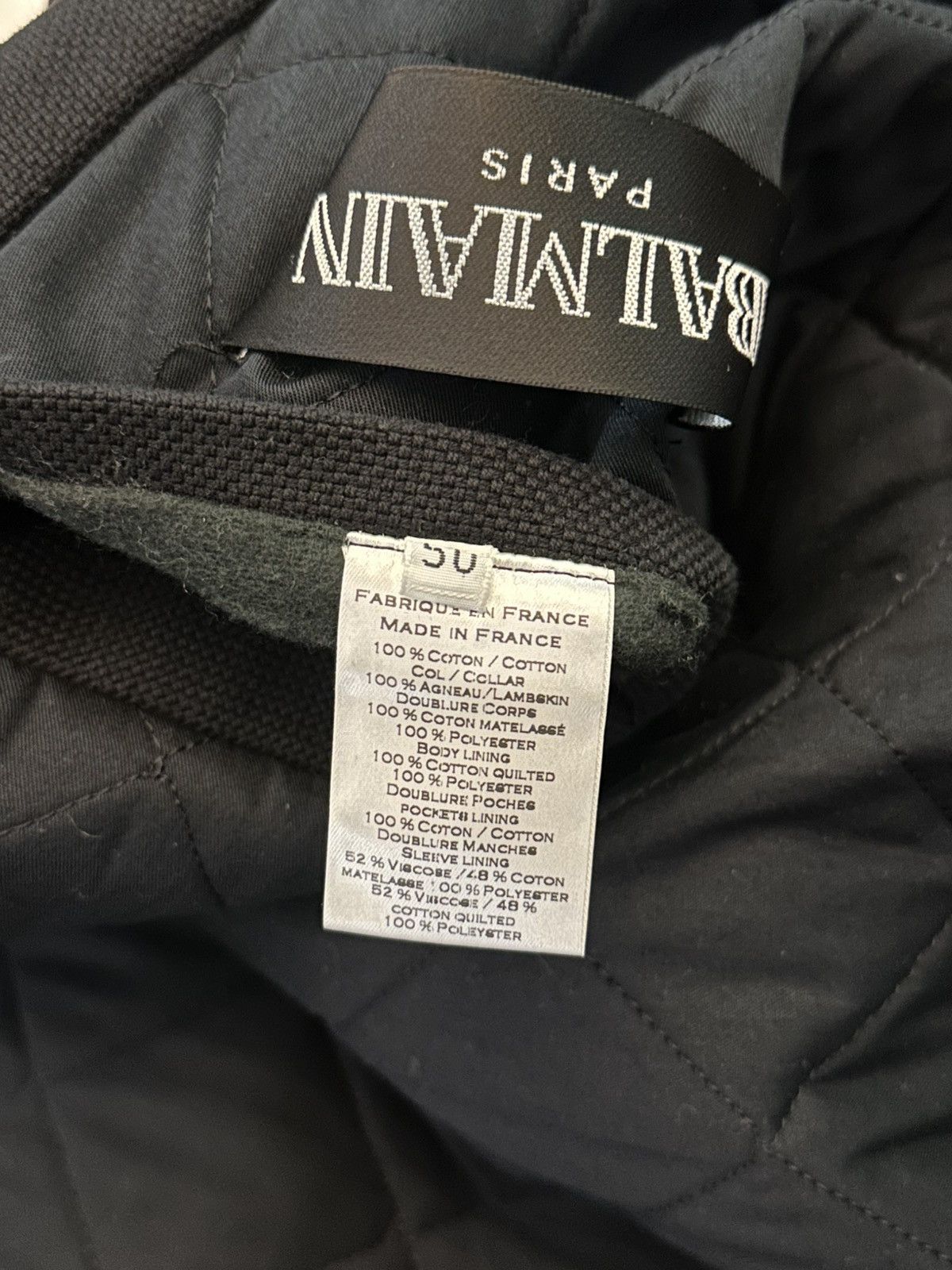 Balmain BALMAIN DECARIN MILITARY JACKET Size US L / EU 52-54 / 3 - 5 Thumbnail