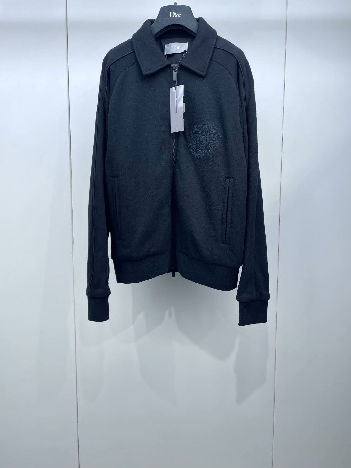 Dior Dior Black Embroidered Lucky Star Jacket Size US M / EU 48-50 / 2 - 1 Thumbnail