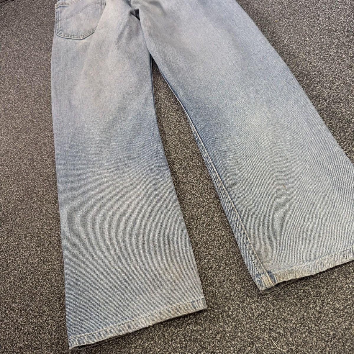 Vintage 🇺🇸 Early 80s Lee Distressed Faded Wash Aging Denim Made Usa Size US 30 / EU 46 - 12 Thumbnail