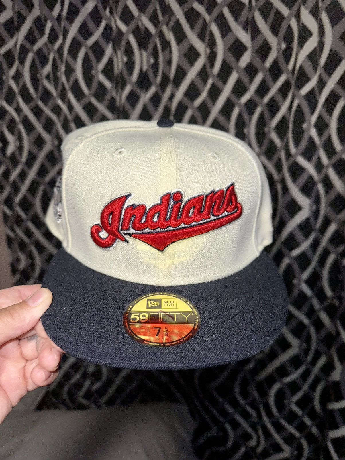 Hat Club × New Era Hat Club Cleveland Indians Script Jacobs Field 7 5/8 Size ONE SIZE - 1 Thumbnail