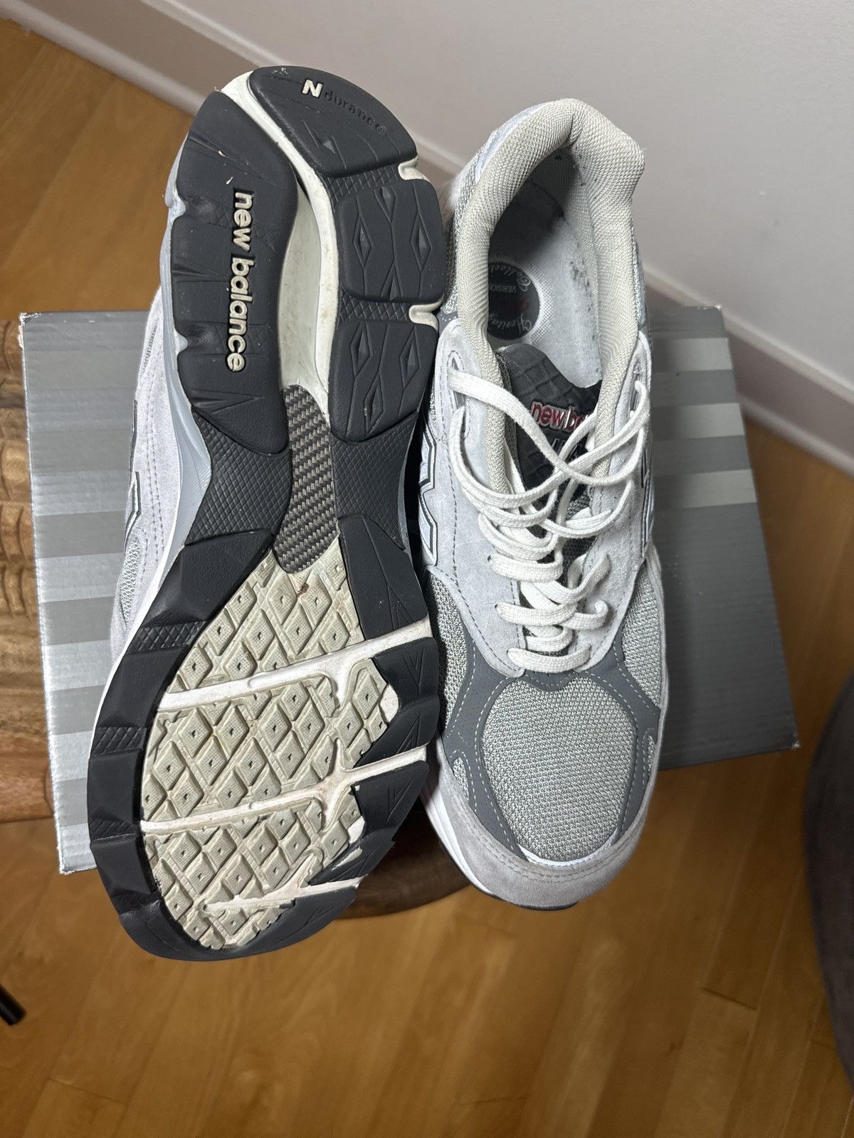 New Balance New Balance 990v3 Grey Size US 12 / EU 45 - 9 Thumbnail