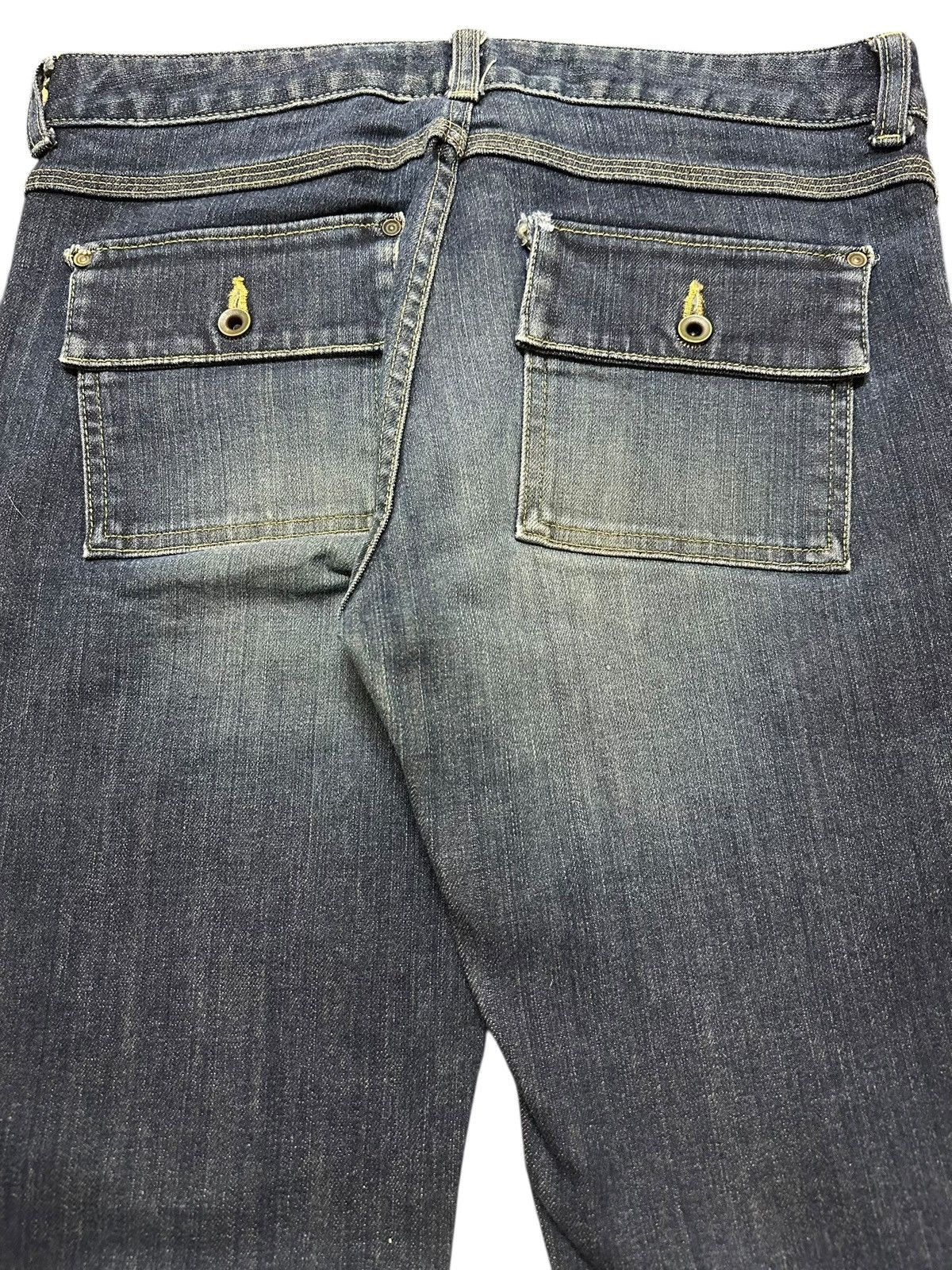 Hysteric Glamour Vintage Japanese Brand Faded Wash Style Flare Jeans Size US 30 / EU 46 - 6 Thumbnail