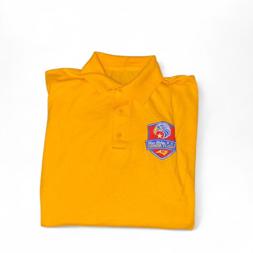 Other Vintage Yellow Flight Polo Shirt with Embroidered Logo Size US M / EU 48-50 / 2 - 1 Thumbnail