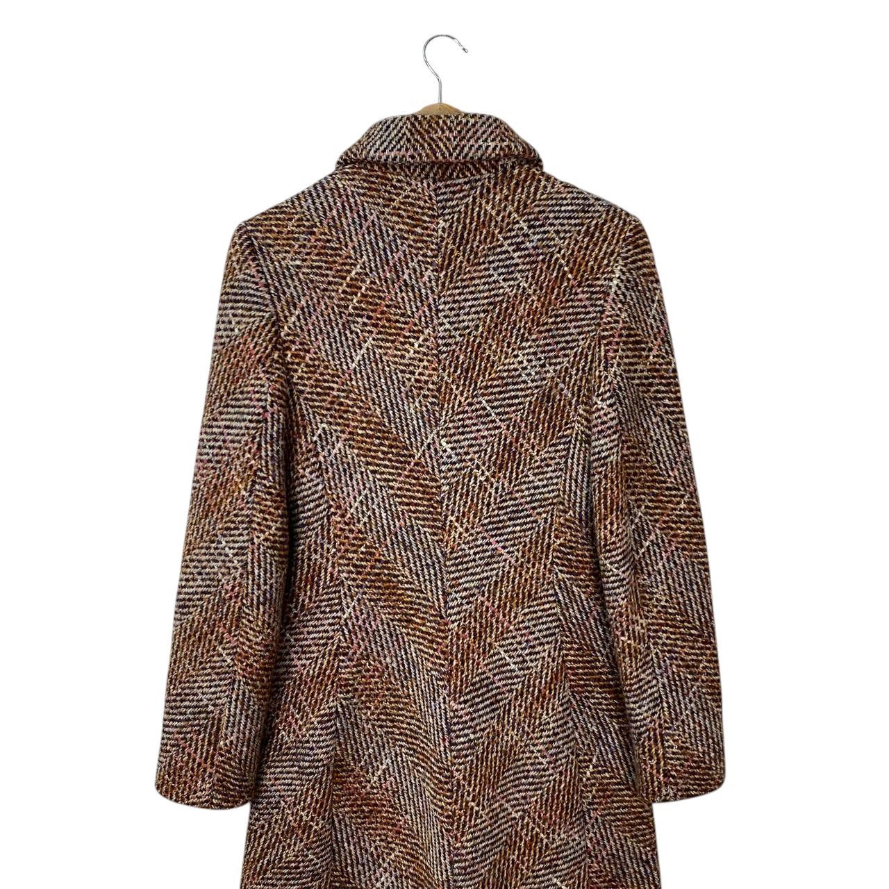 Max Mara MAX MARA TWEED KNITTED LONG COAT Size XS / US 0-2 / IT 36-38 - 11 Thumbnail