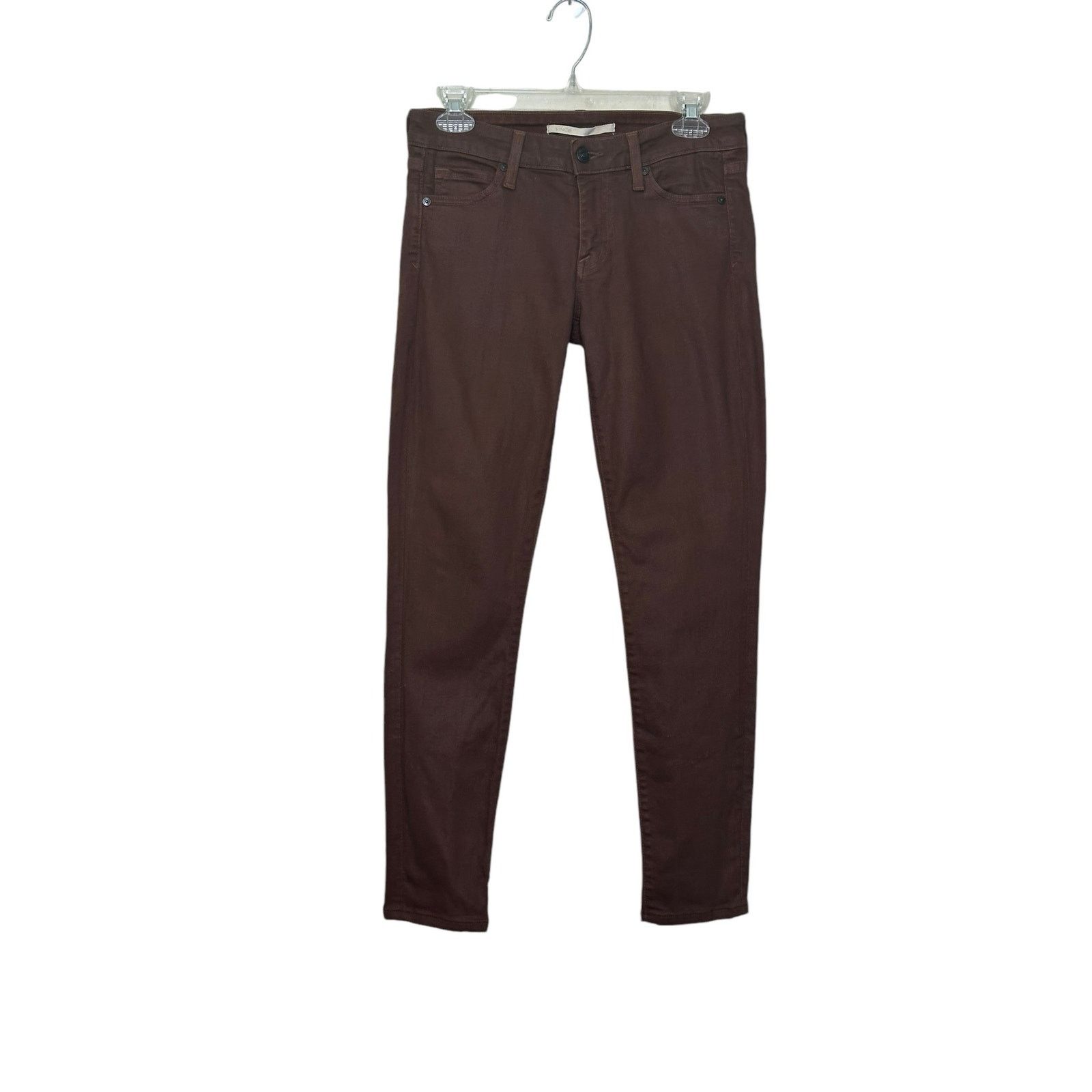 Vince Vince. Lola Stonepipe coated brown skinny jeans size 27 Size 27" / US 4 / IT 40 - 9 Thumbnail