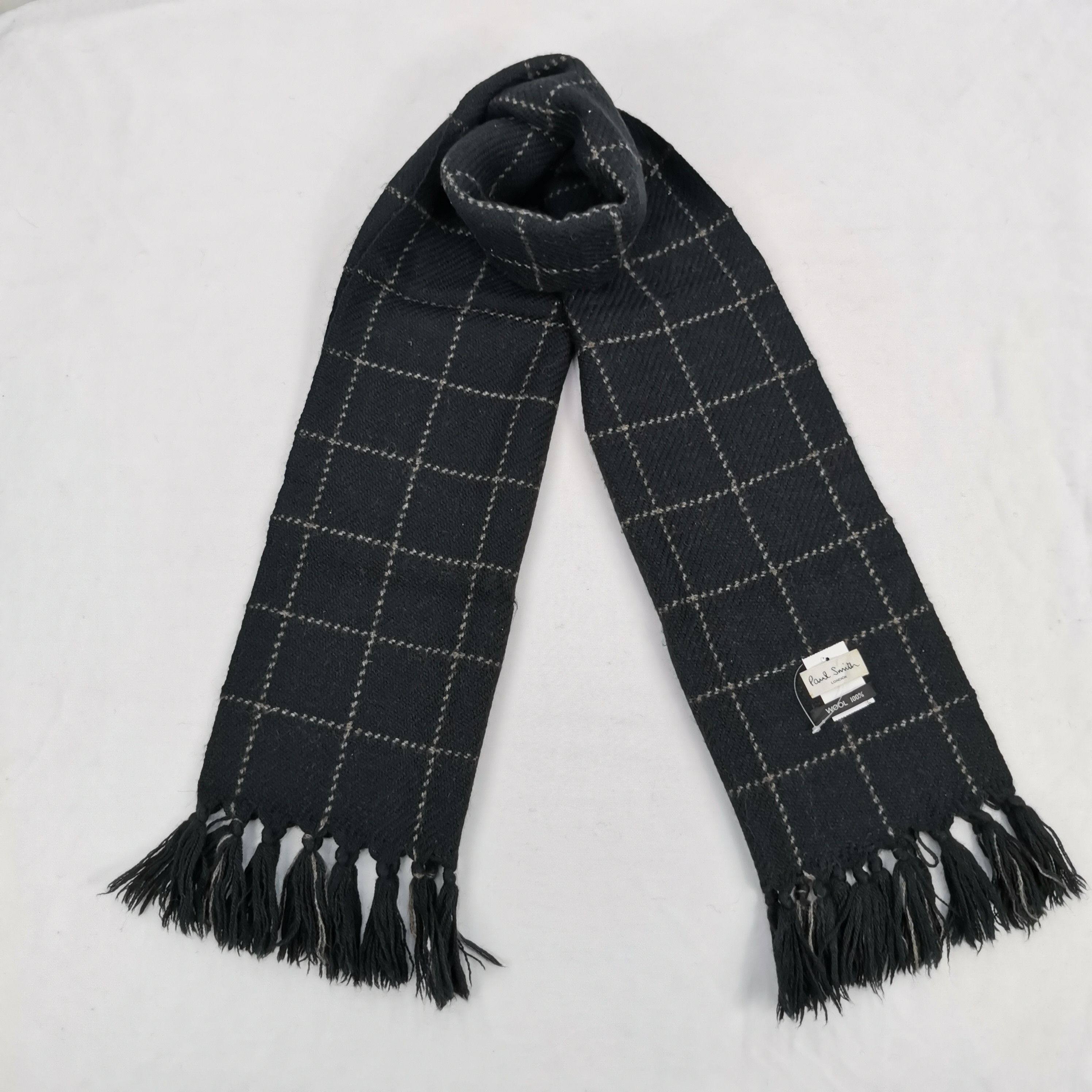 Paul Smith Vintage Paul Smith Scarf Muffler Wool Cashmere Scarves Size ONE SIZE - 1 Thumbnail