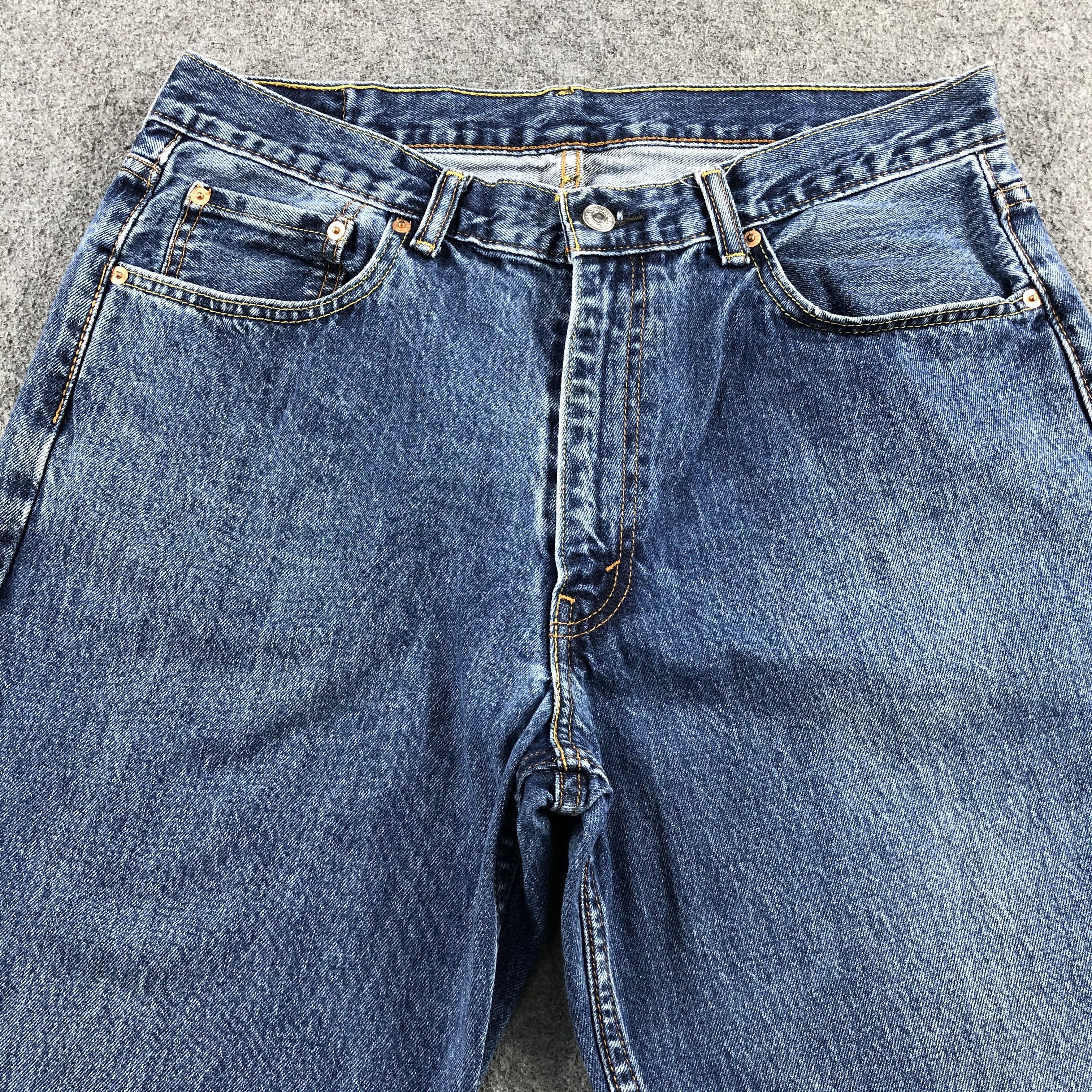 Levi's Vintage Blue Wash Levis 550 Jeans-J2085 Size US 34 / EU 50 - 3 Thumbnail