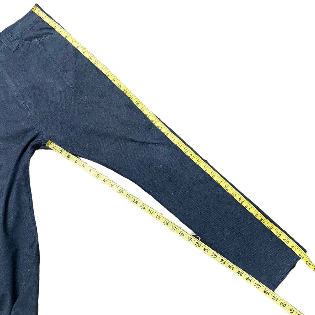 roarguns Sample🔥 Roarguns Denim Drop Crotch Pants Stretch Size US 33 - 19 Thumbnail