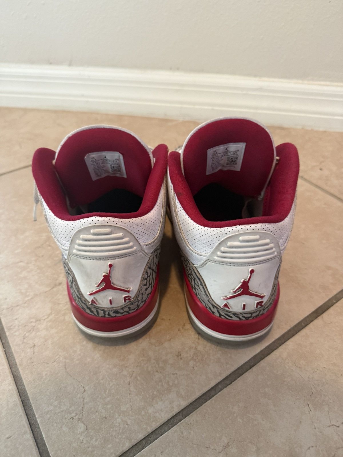 Jordan Brand Jordan 3 Cardinal red Size US 10.5 / EU 43-44 - 2 Thumbnail