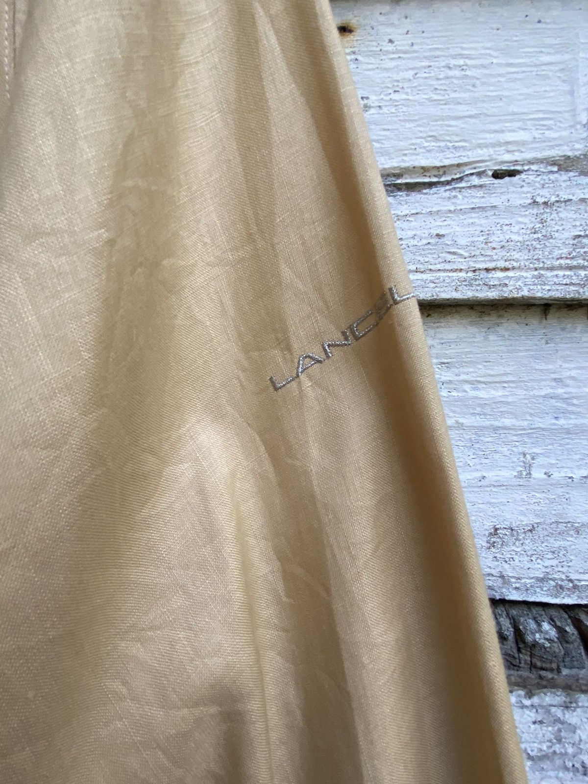 Lancel × Vintage Vintage Lancel Paris Linen Jacket Size US S / EU 44-46 / 1 - 5 Thumbnail