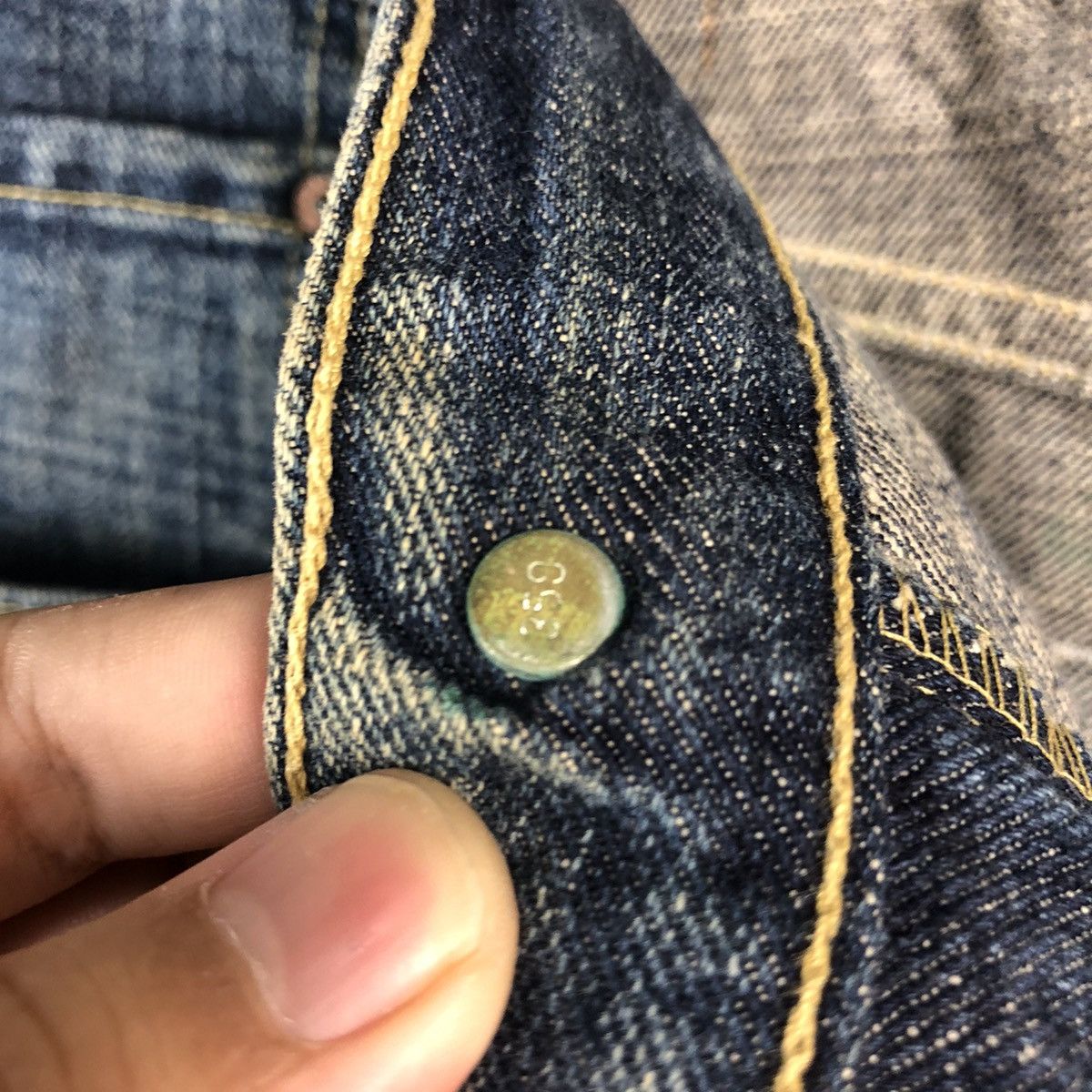 Levi's Levis 533 Blue Denim ripped distressed Pants #A2609 Size US 36 / EU 52 - 14 Thumbnail