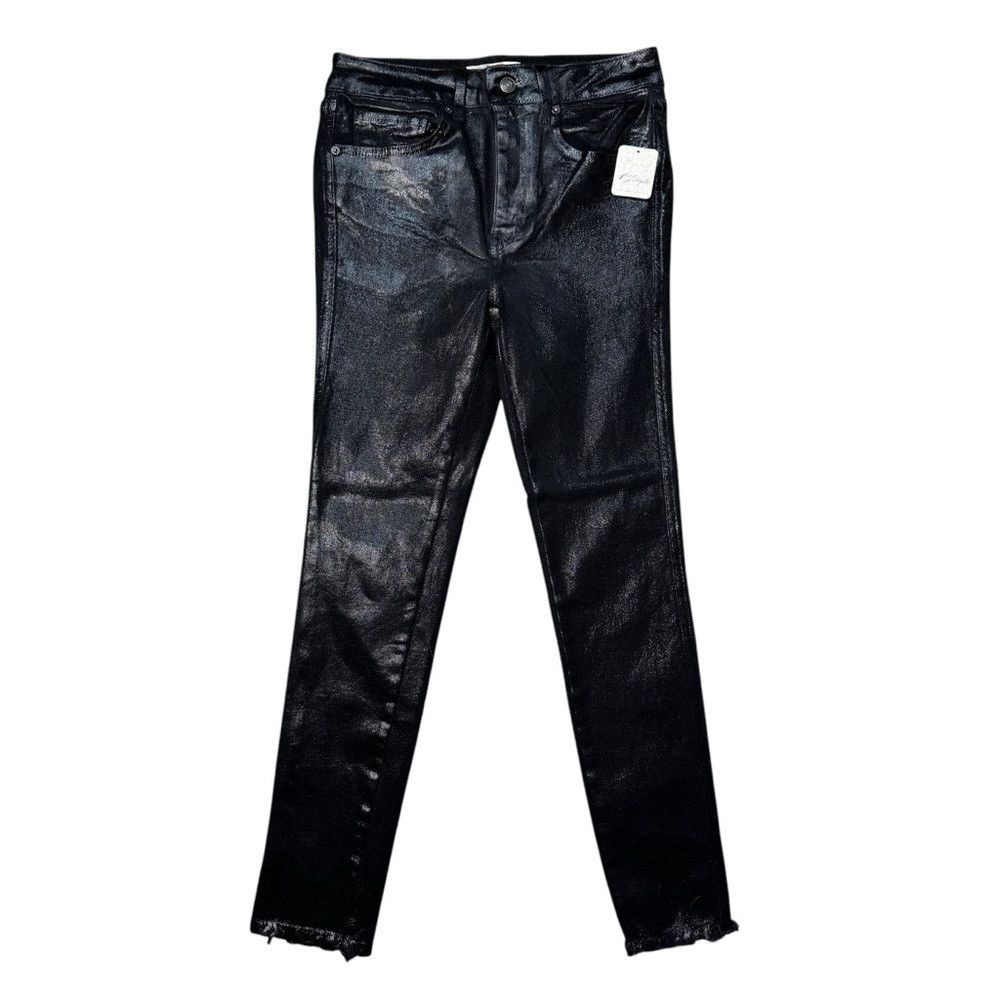 Free People NWT New Free People Raw High-Rise Coated Jeans Size 28 Size 28" / US 6 / IT 42 - 2 Thumbnail