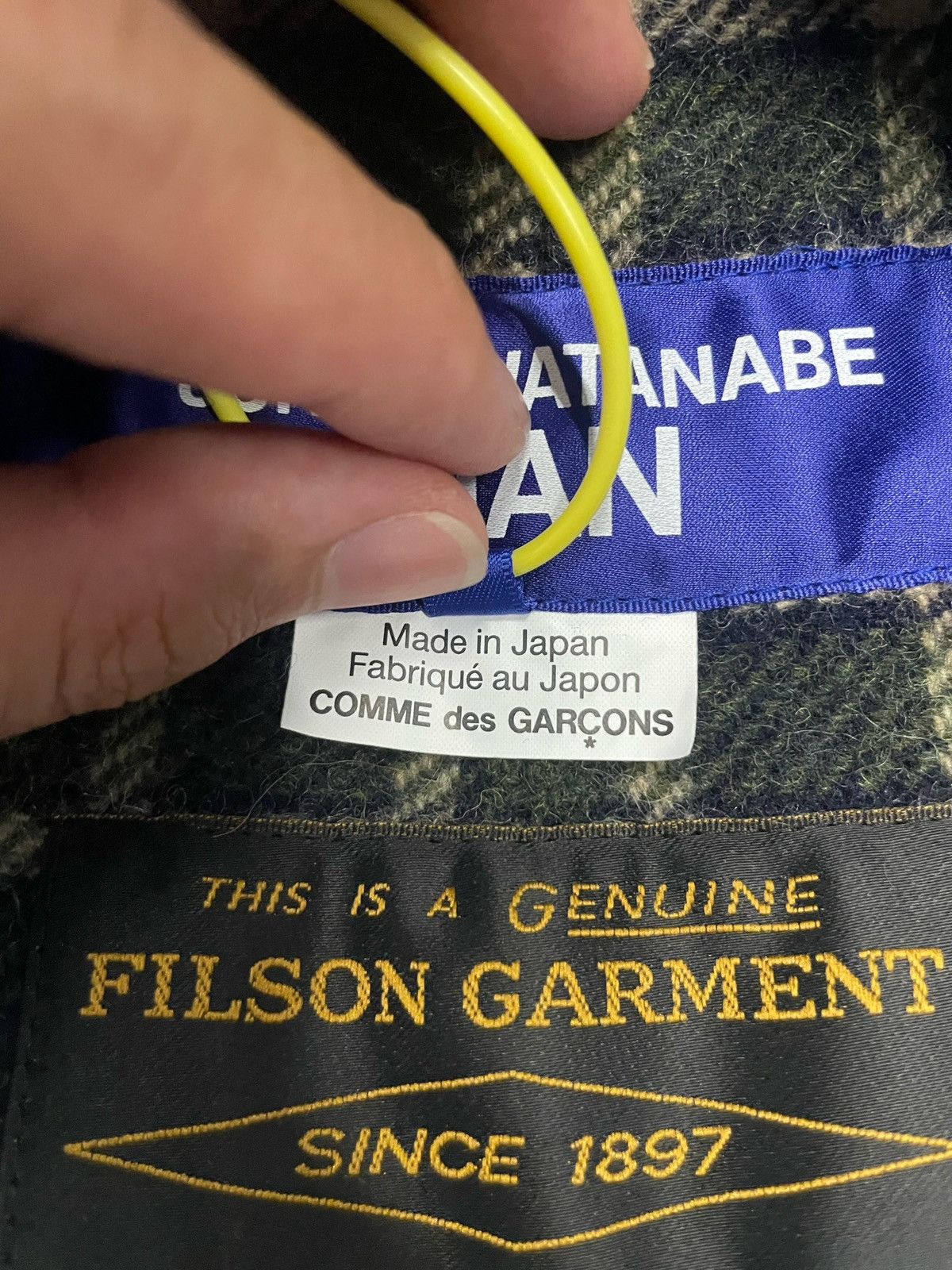 Junya Watanabe Junya Watanabe x Filson Check AW25 Wool Patch Pockets Jacket Size US M / EU 48-50 / 2 - 12 Thumbnail