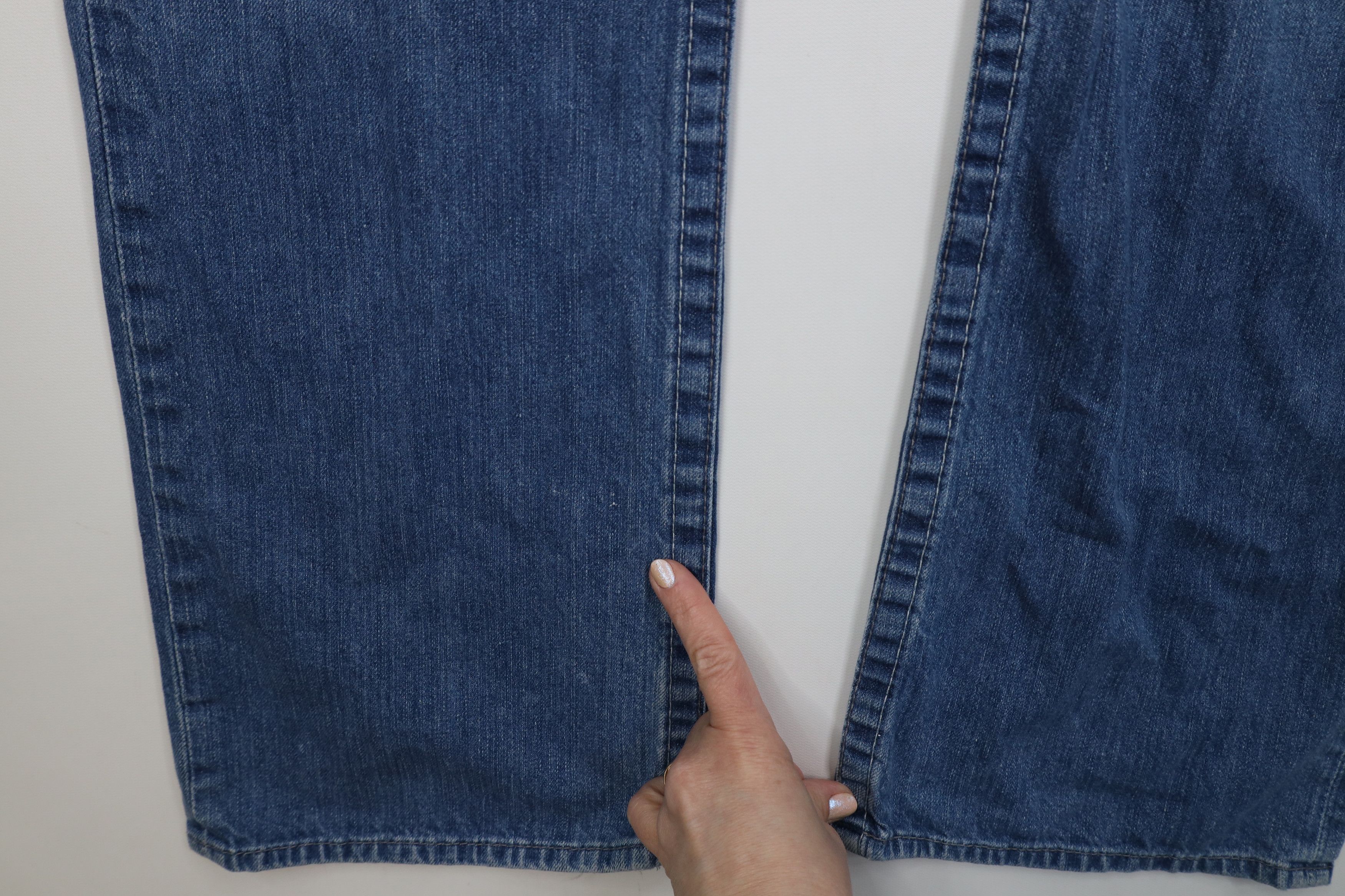 True Religion Vintage True Religion Stitch Straight Wide Leg Jeans USA Size US 36 / EU 52 - 7 Thumbnail