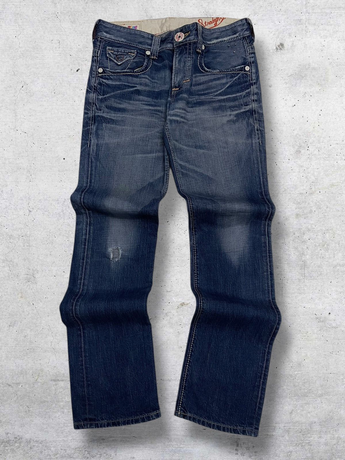 Edwin VINTAGE EDWIN BLUE TRIP JAPAN DESIGNER FAMOUS STYLISH DENIM Size US 32 / EU 48 - 1 Thumbnail
