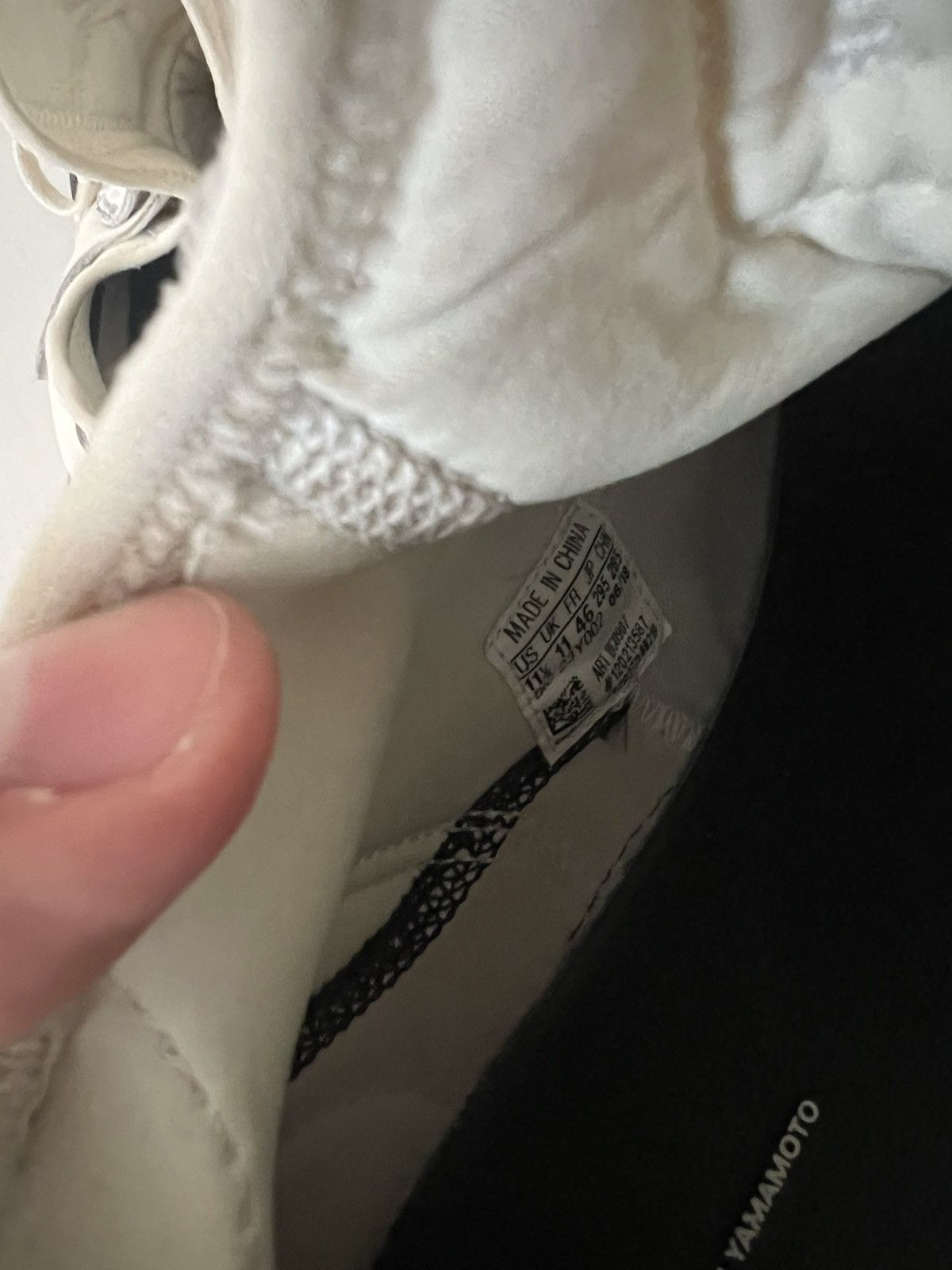 Y-3 Kaiwa Sneakers White Black Size US 11.5 / EU 44-45 - 10 Thumbnail