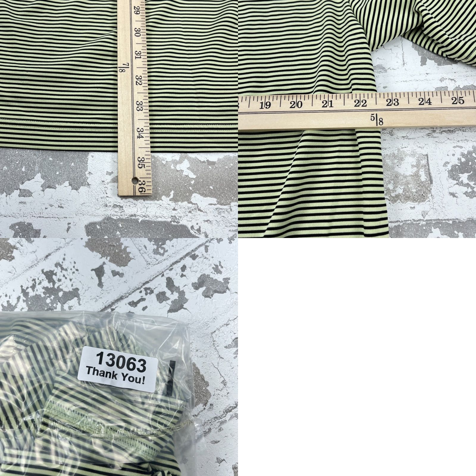 Vintage Straight Down Polo Shirt Men XL Yellow Black Striped Performance Golf Club Adult Size US XL / EU 56 / 4 - 8 Thumbnail